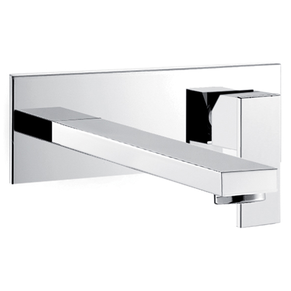 Vado Notion Wall Mounted Single Lever Basin Mixer with Extended Spout 220mm