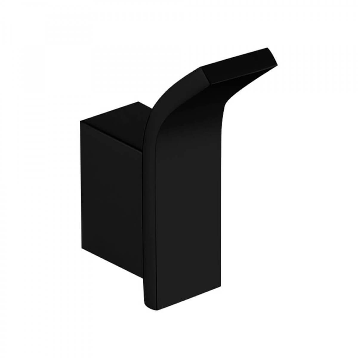 Harbour Status Matt Black Robe Hook