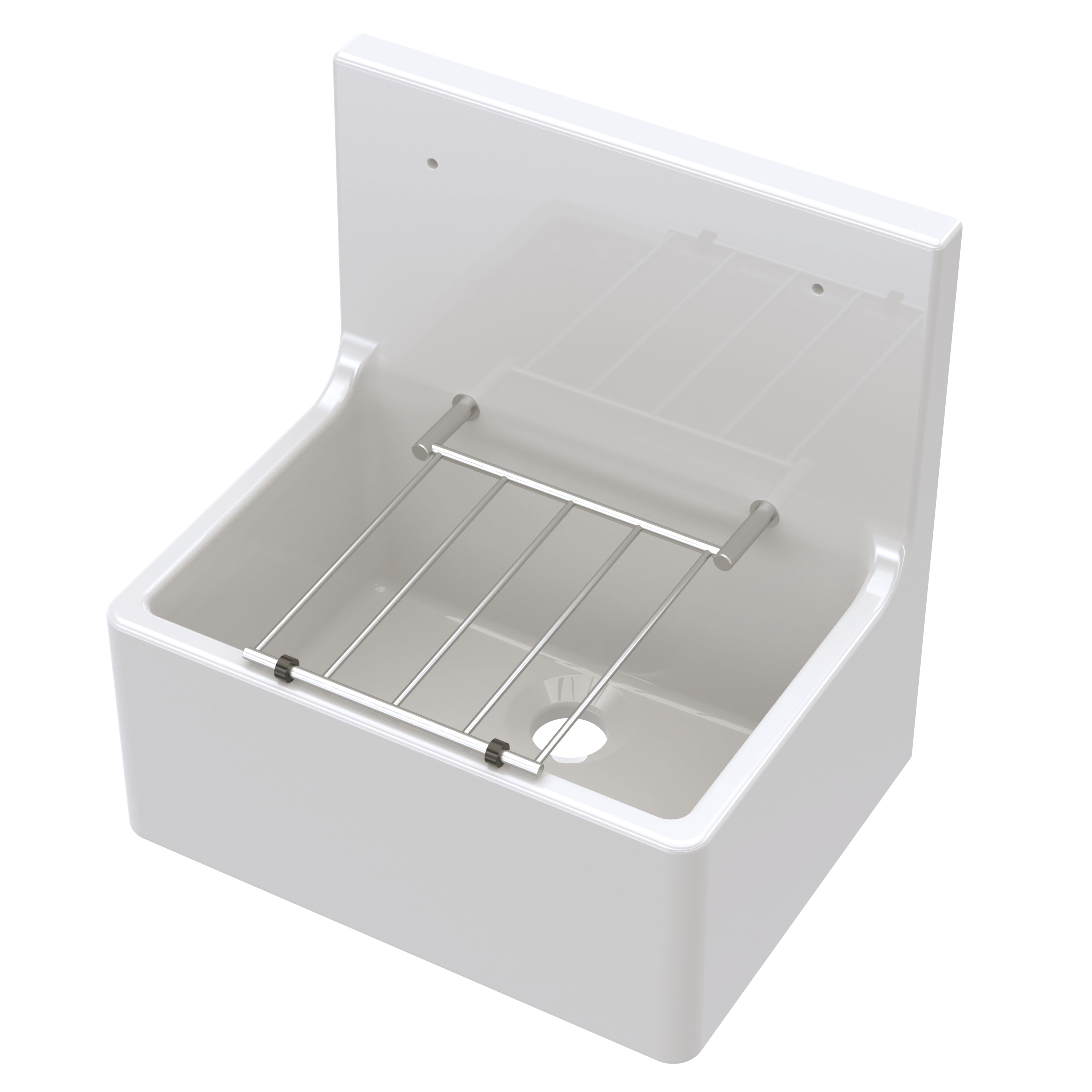 Butler & Rose Ceramic Fireclay Cleaner Sink - 515 x 393mm
