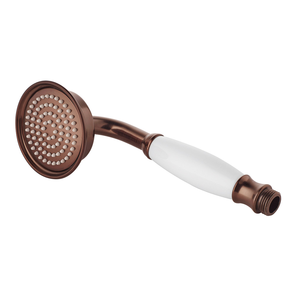 Flova Liberty Exposed Thermostatic Shower Column with Overhead Rainshower & Handset Kit - Oil Rubbed Bronze
