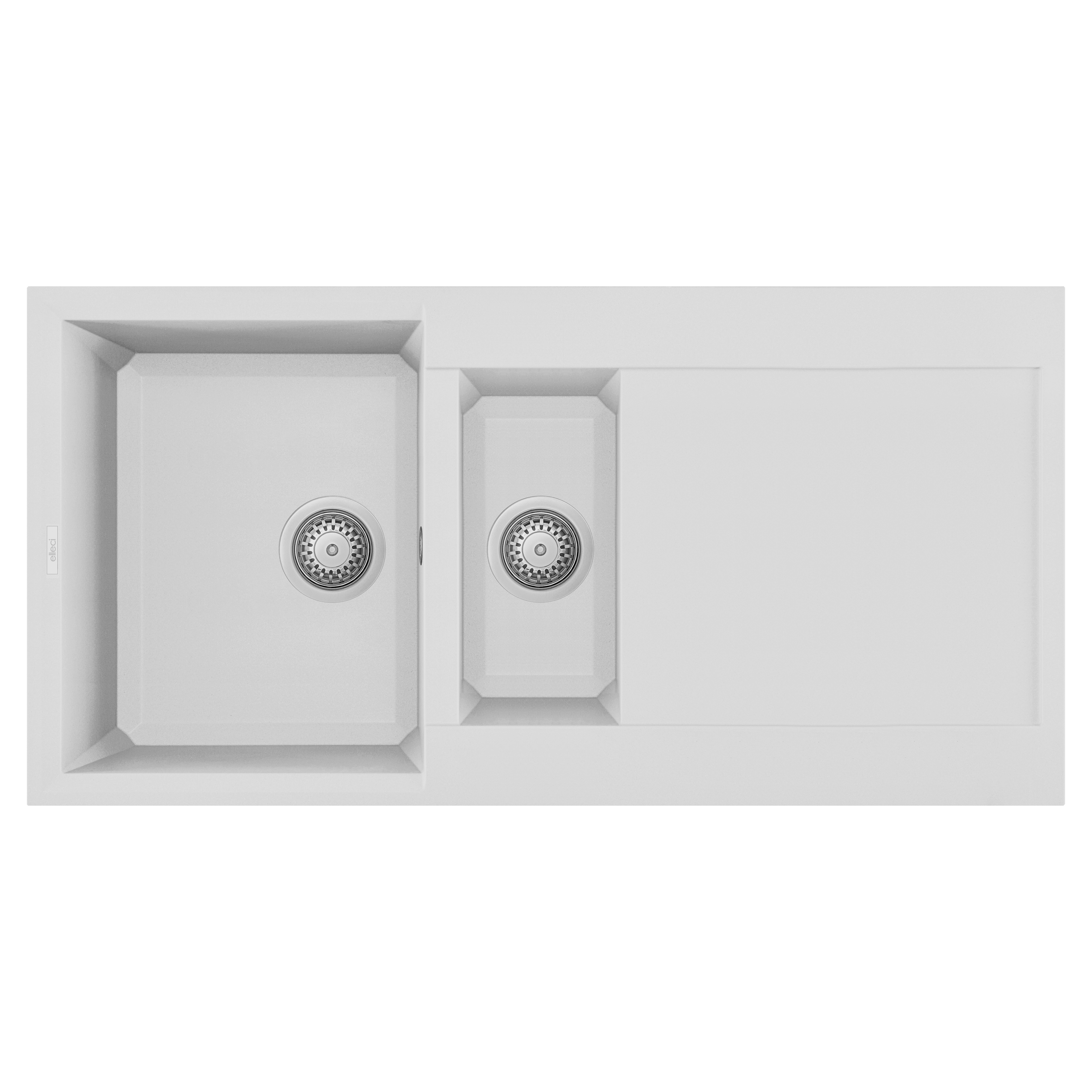 Reginox Elleci Easy 475 1.5 Bowl Granite Composite Inset Kitchen Sink & Waste - 1000 x 500mm