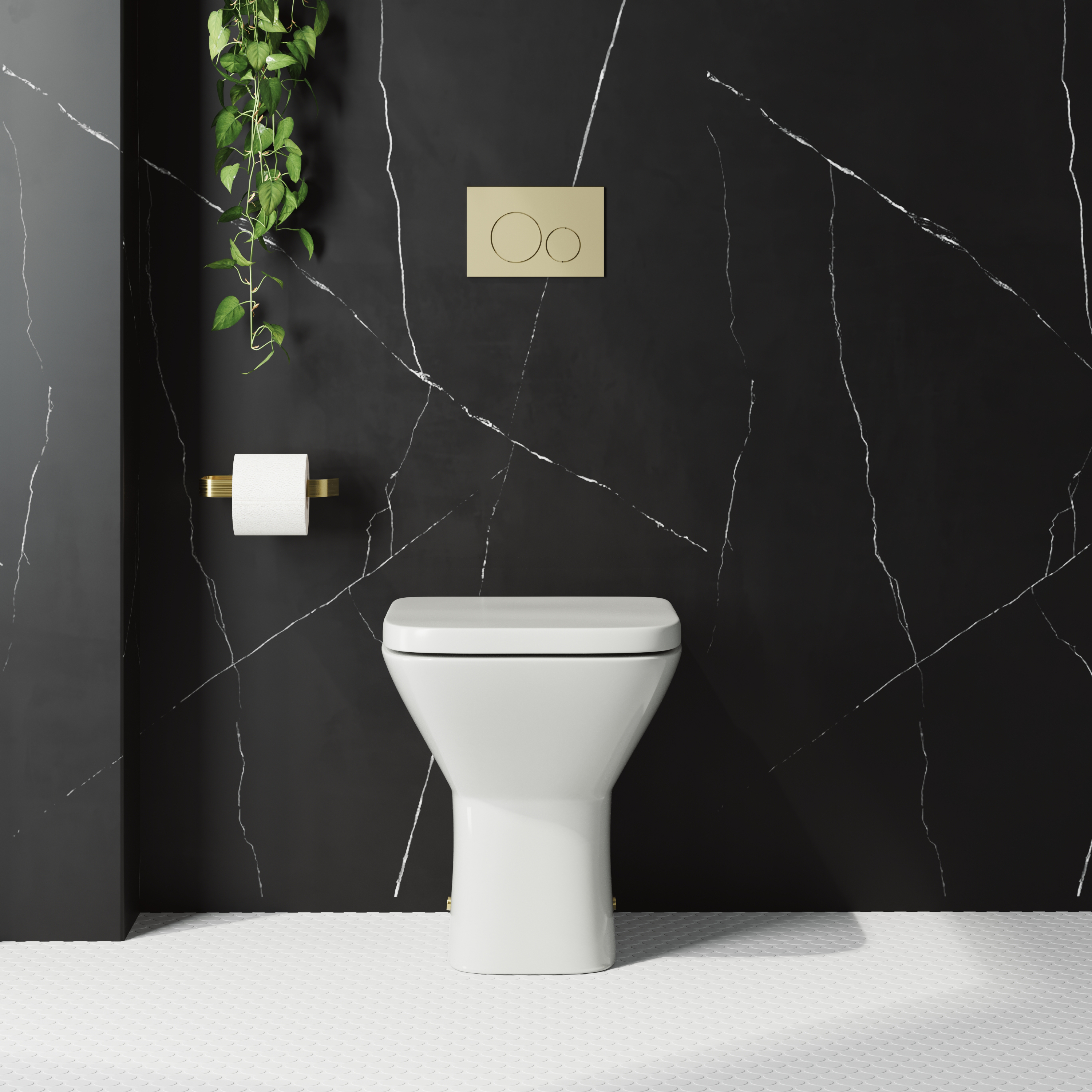 Harbour Alchemy Rimless Back to Wall Toilet & Soft Close Seat