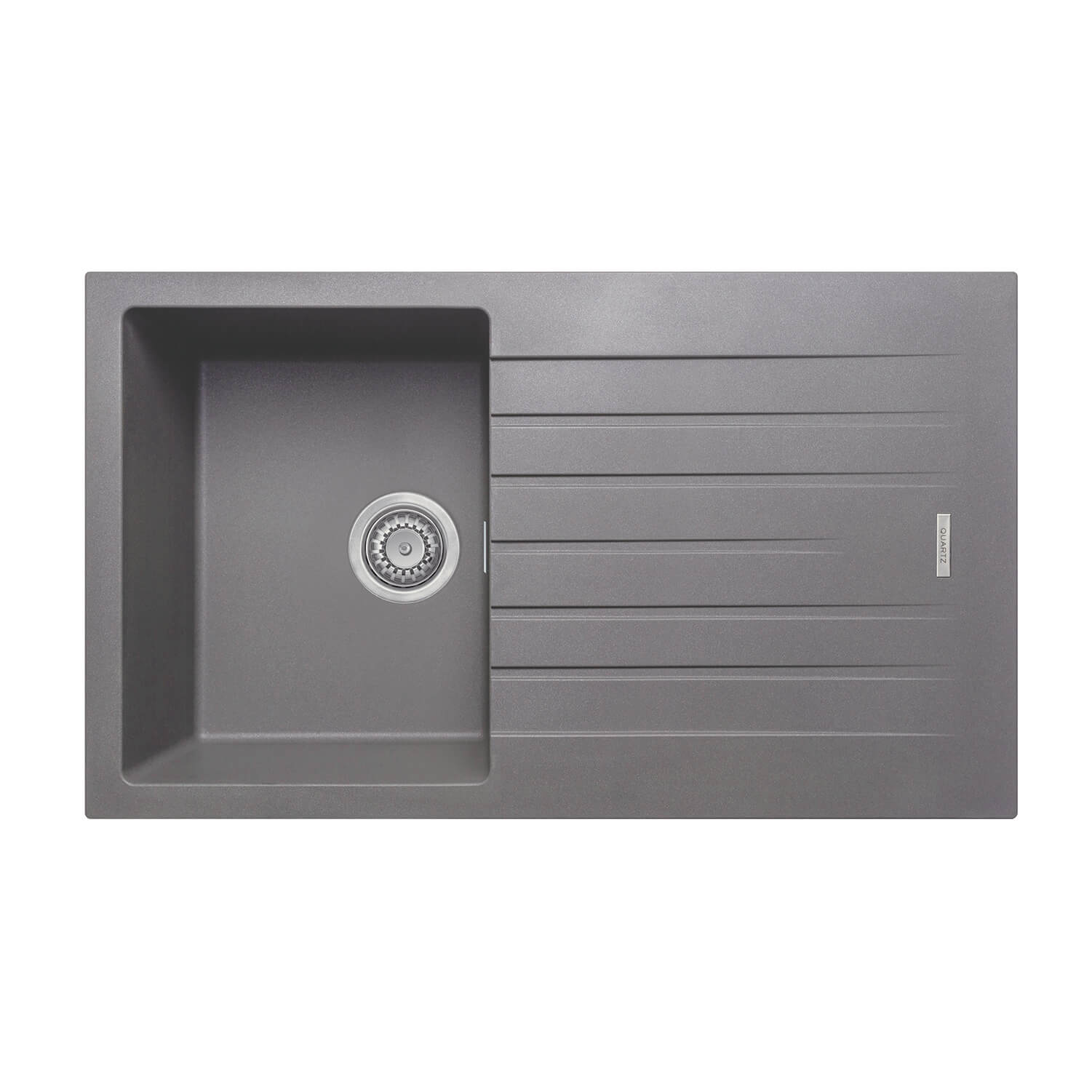 Vellamo Horizon Compact 1 Bowl Granite Composite Kitchen Sink & Waste - 860 x 500mm
