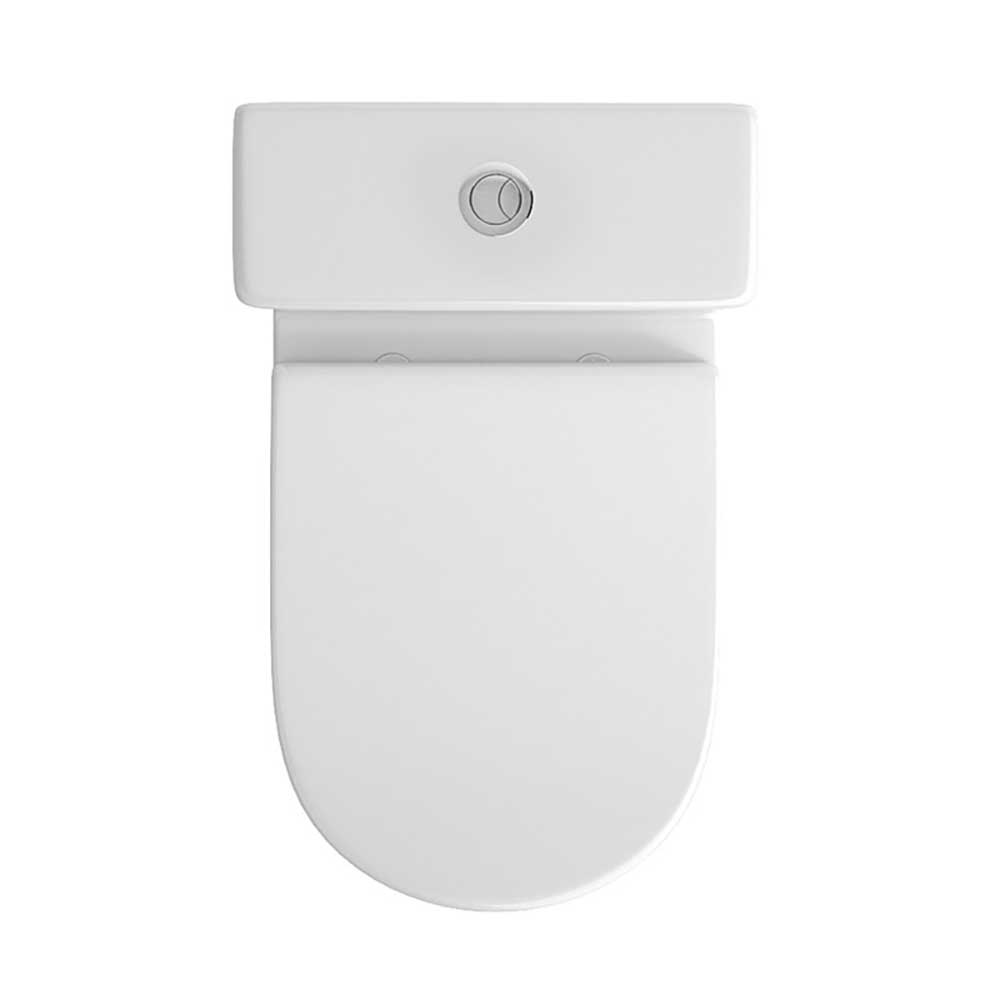 Harbour Grace Compact Close Coupled Toilet & Soft Close Seat
