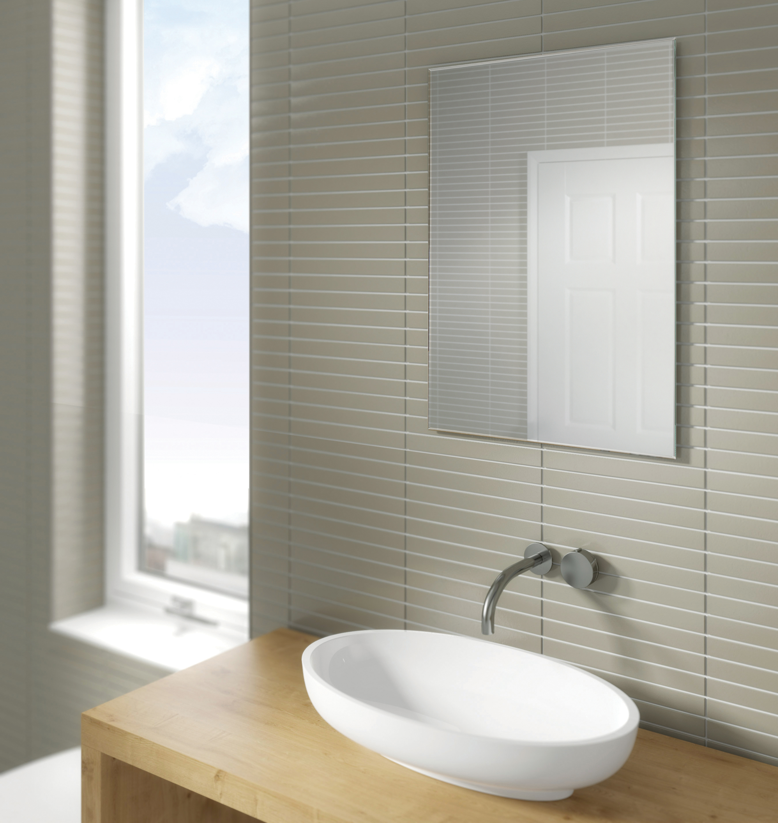 hib. Joshua Landscape or Portrait Mirror - 700 x 500mm