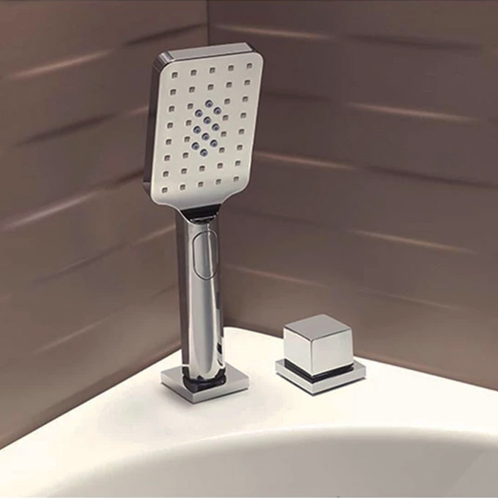 Sagittarius Kubic Deck Mounted 2-Way Diverter with Pull-Up Handset Kit