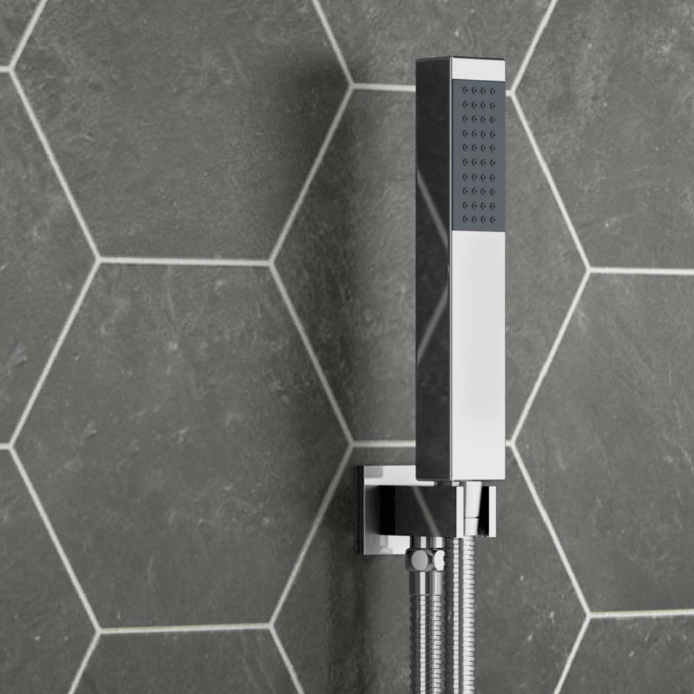 Carter Concealed Shower Valve, Fixed Shower Head, Handset & Overflow Bath Filler
