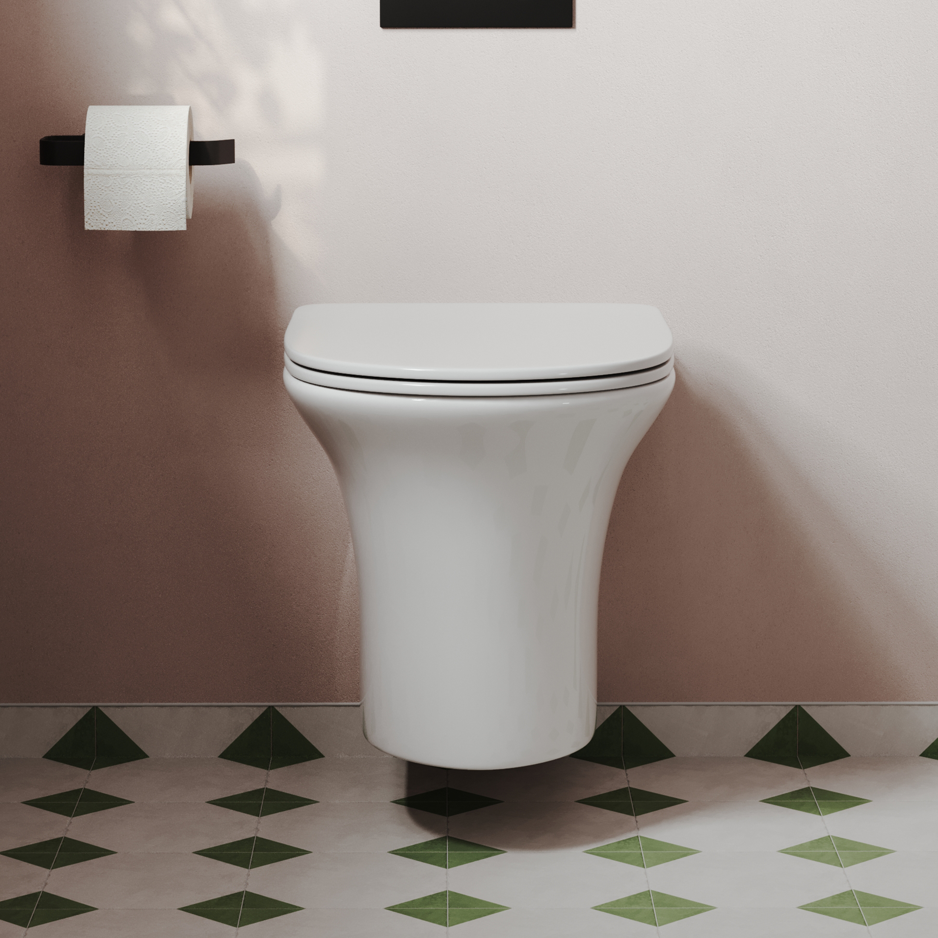 Lydia Rimless Wall Hung Toilet & Soft Close Seat