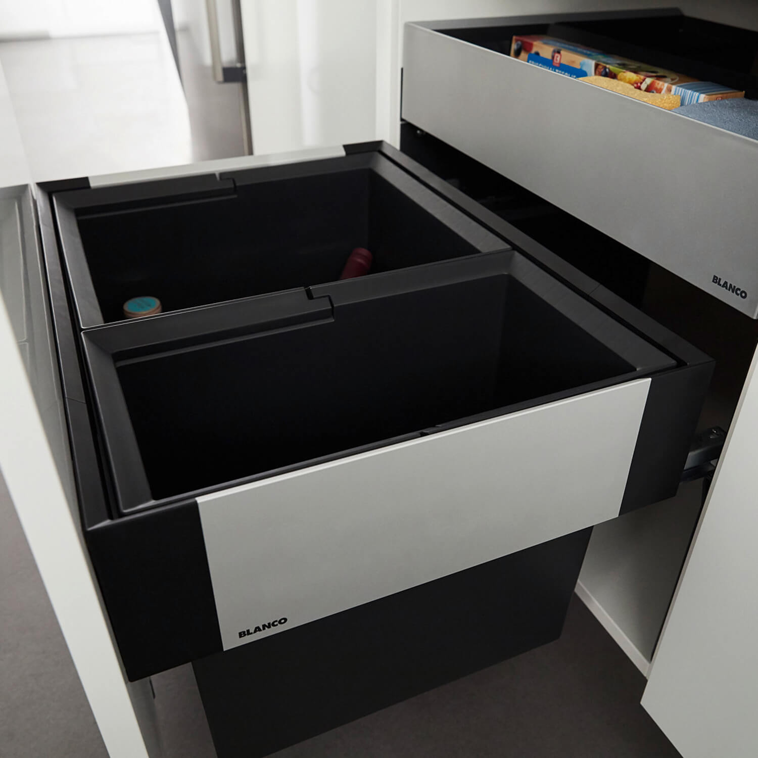 Blanco Select II 60/2 Orga 49 litre 2 Container Waste Organiser for 600mm Kitchen Cabinets