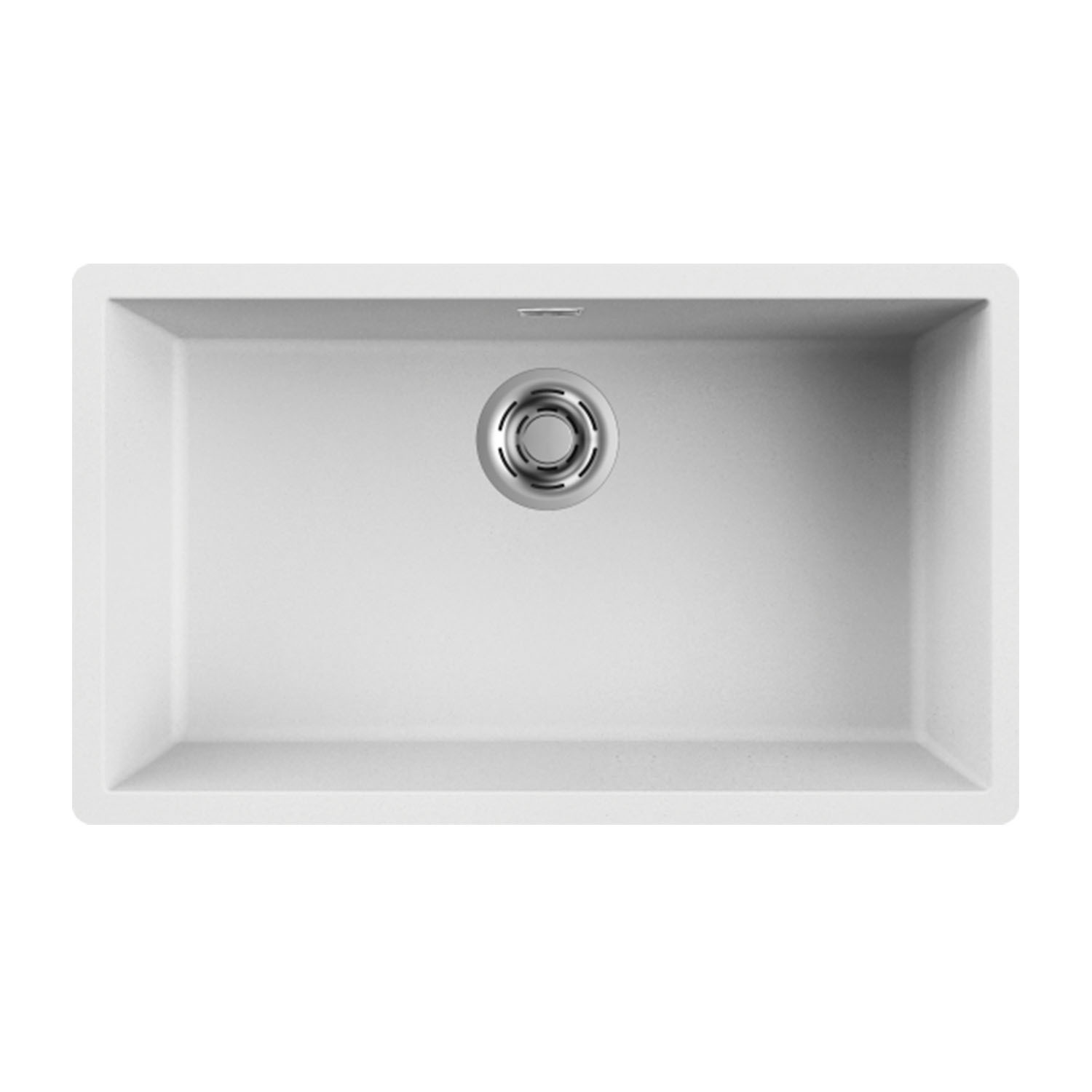 Reginox Multa 70 Large Single Bowl Granite Composite Inset / Undermount Kitchen Sink & Waste - 756 x 456mm