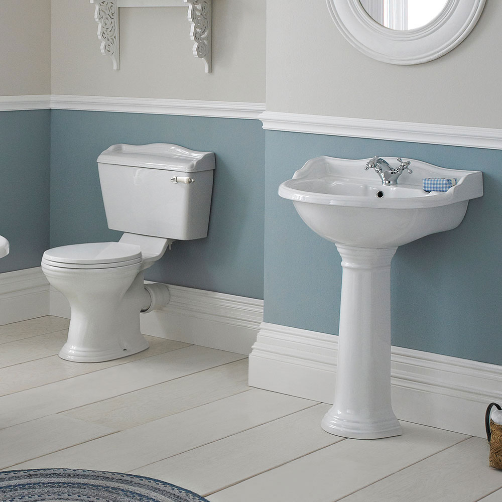 Butler & Rose Benedict Traditional Close Coupled Toilet (Excluding Seat)