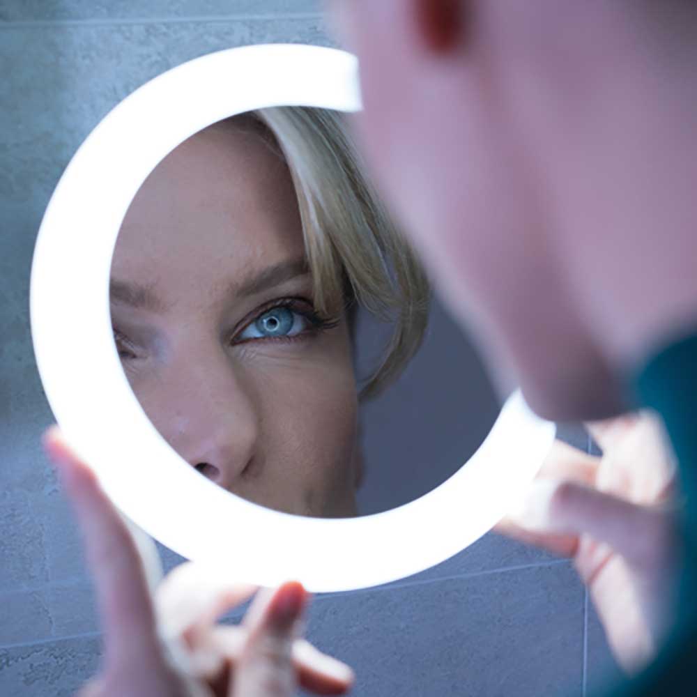 hib. Libra Magnifying LED Illuminated Mirror - 200 x 200mm