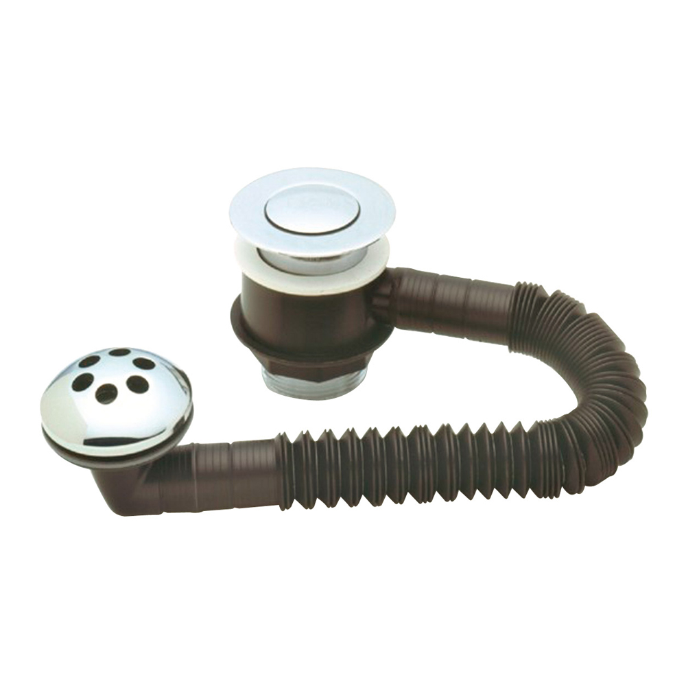 Sagittarius Sprung Bath Waste with Dome Overflow Cover