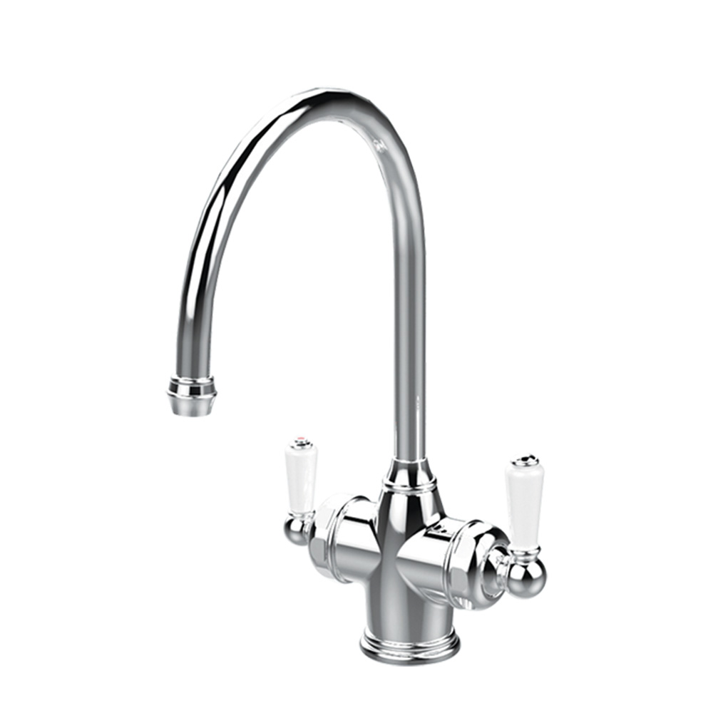 Perrin & Rowe Phoenician C Spout 3-in-1 Instant Hot Water Mixer Tap