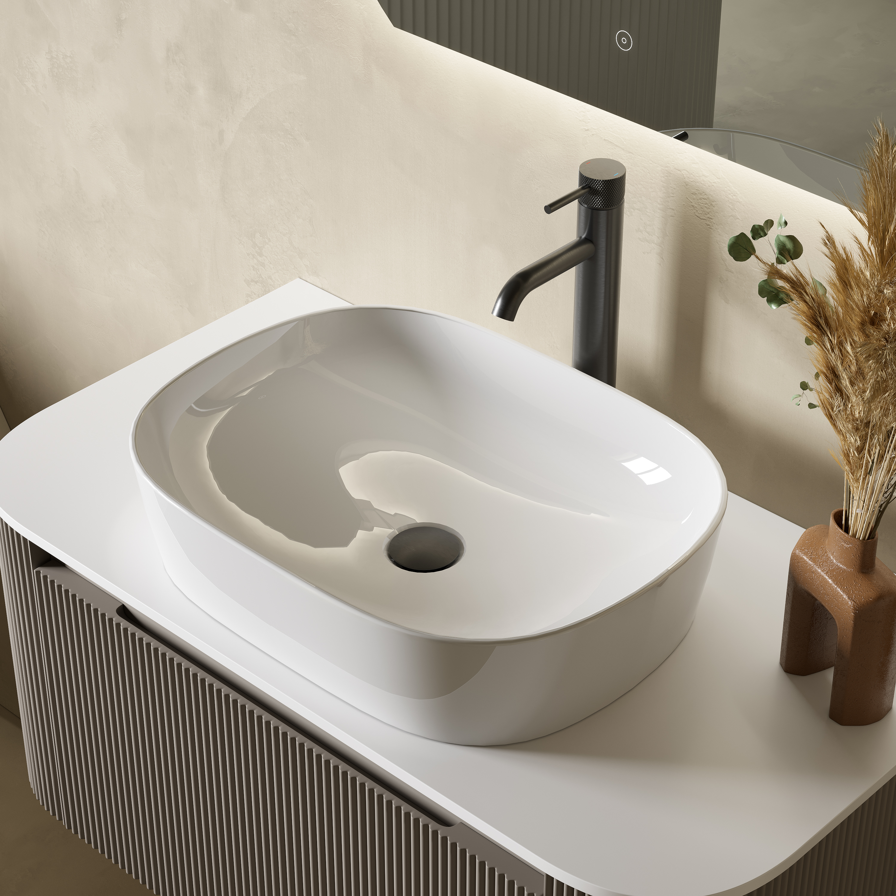 Sophia Oval Countertop Basin - 500 x 380mm