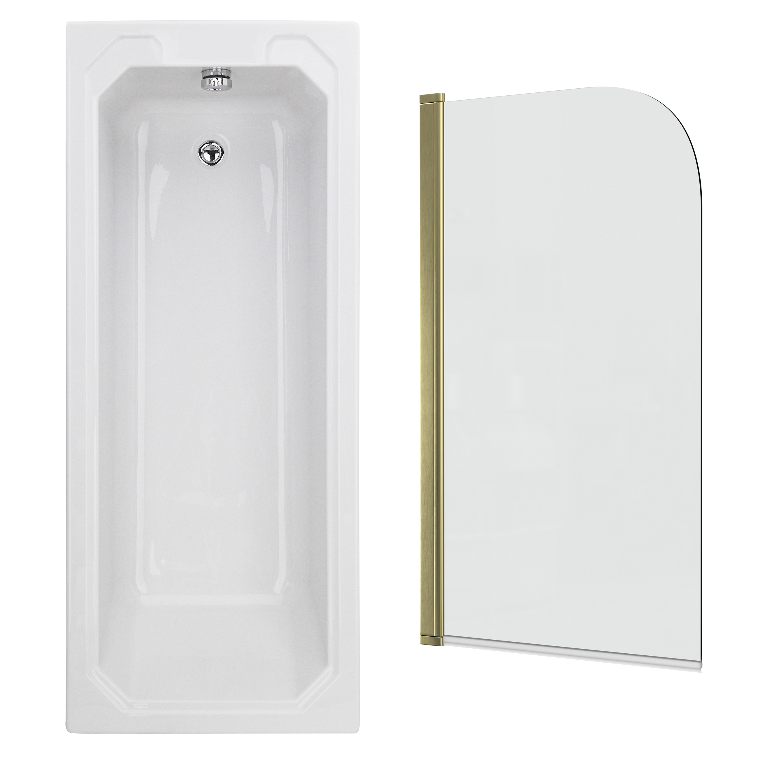 Butler & Rose Art Deco Shower Bath & Shower Screen