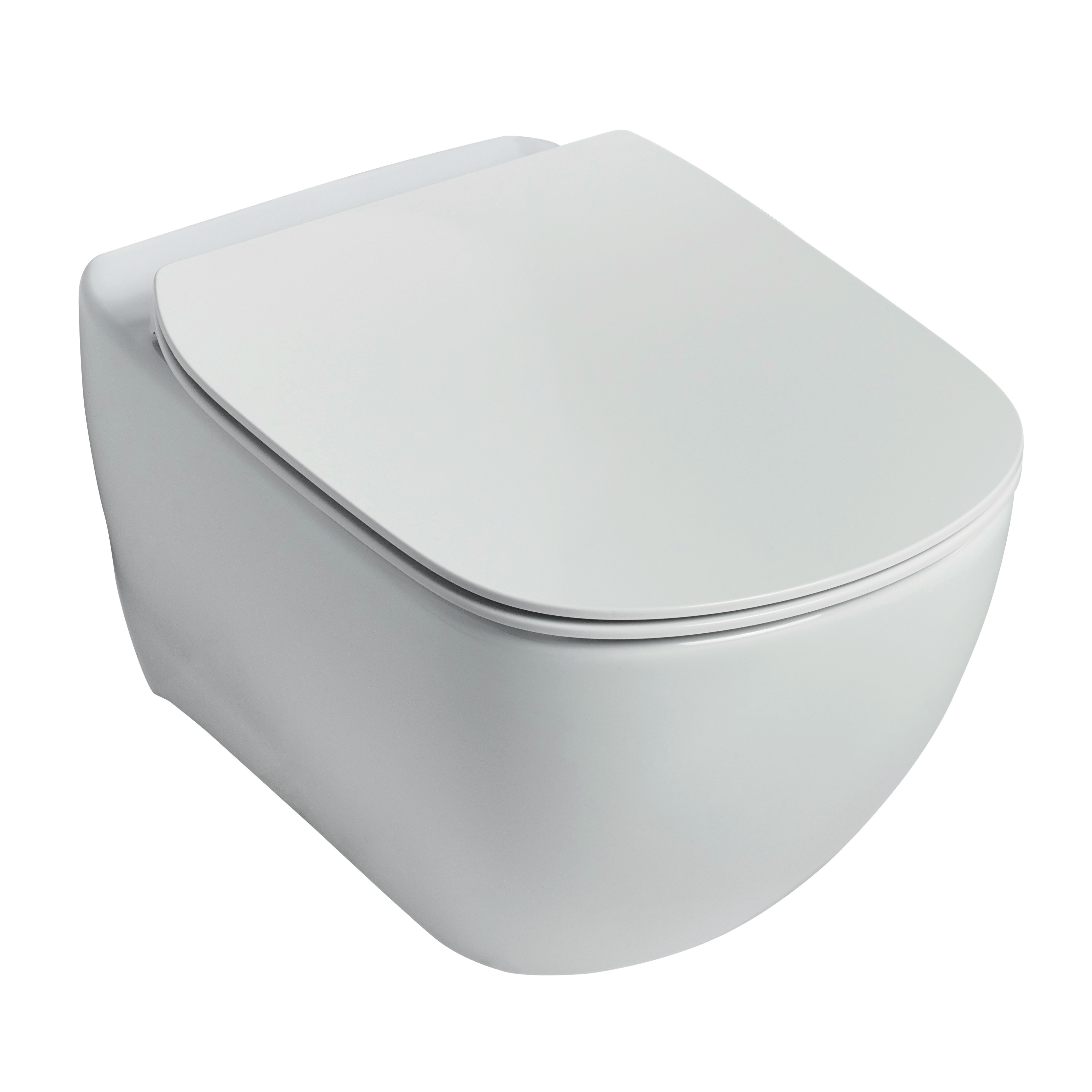 Ideal Standard Tesi Wall Hung Toilet with Aquablade® Flush Technology & Soft Close Seat