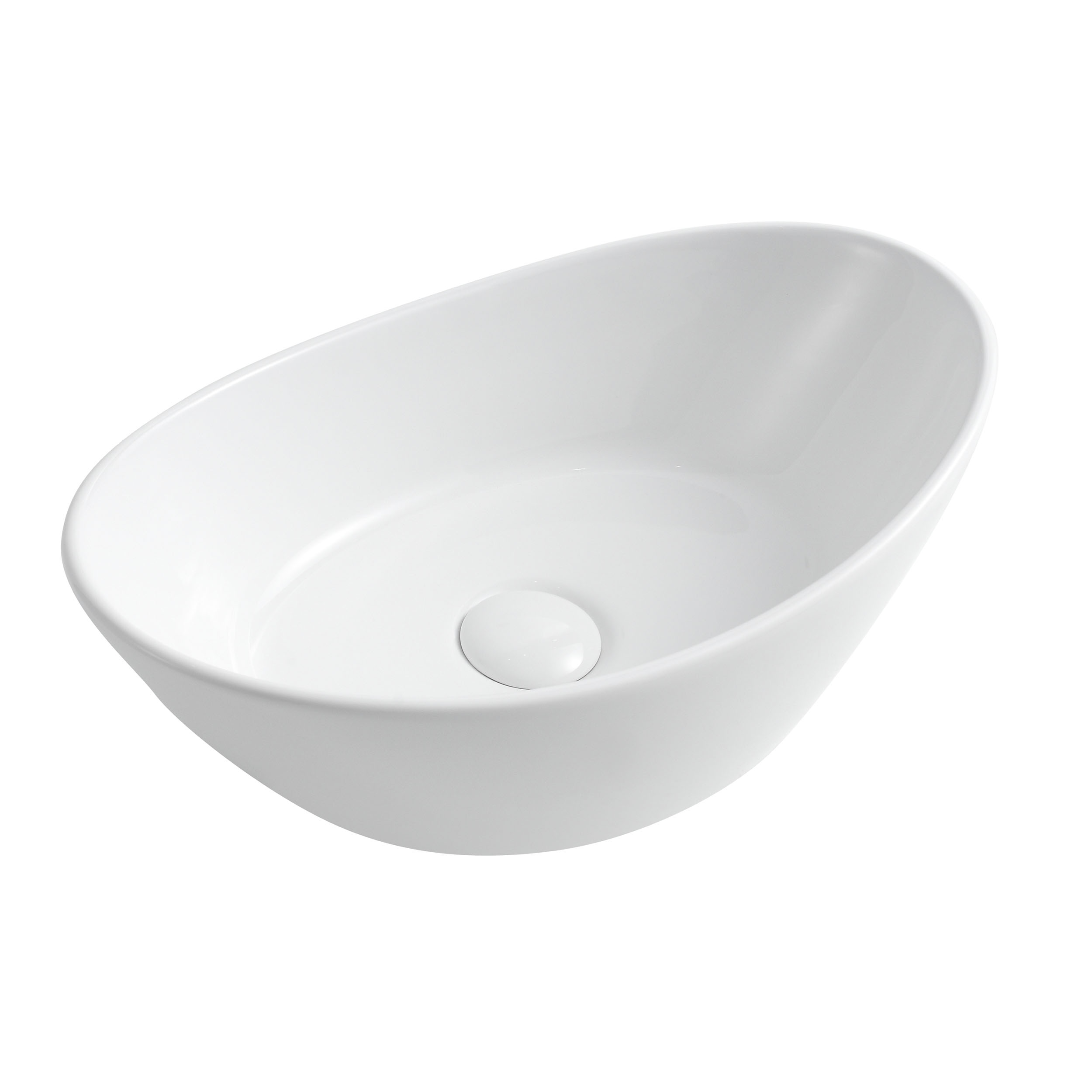 Butler & Rose Ceramic Oval Countertop Basin - 560mm