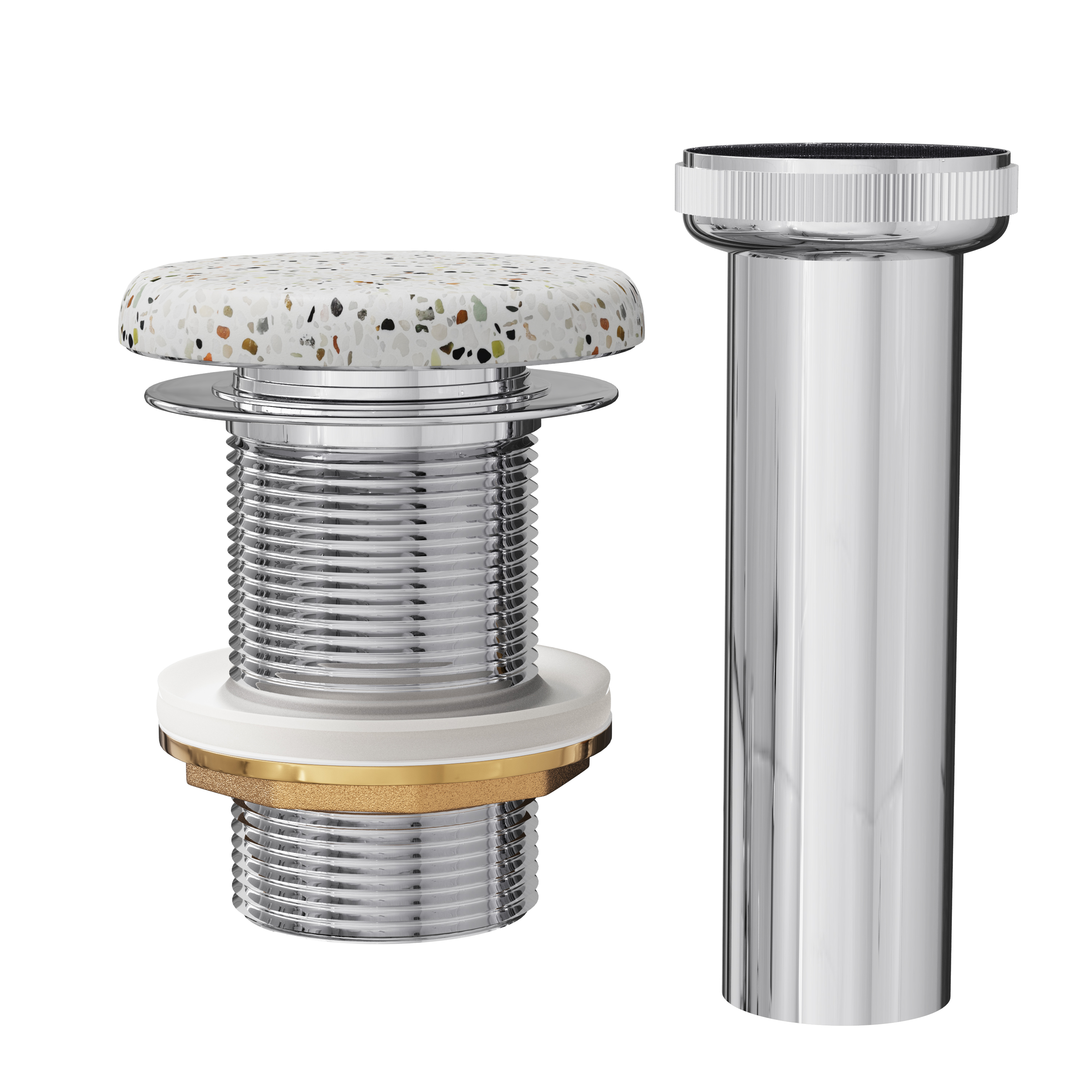 Harbour Concrete Unslotted Extendable Basin Waste