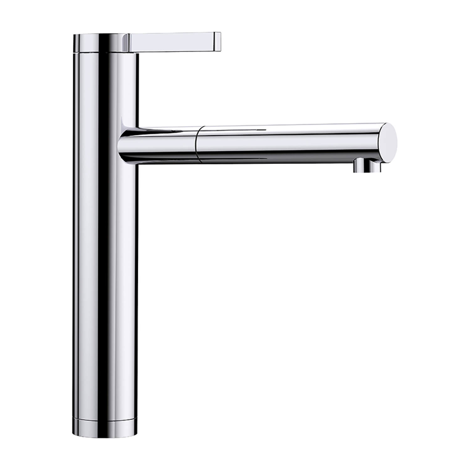Blanco Linee-S Single Lever Chrome Pull Out Kitchen Mixer Tap