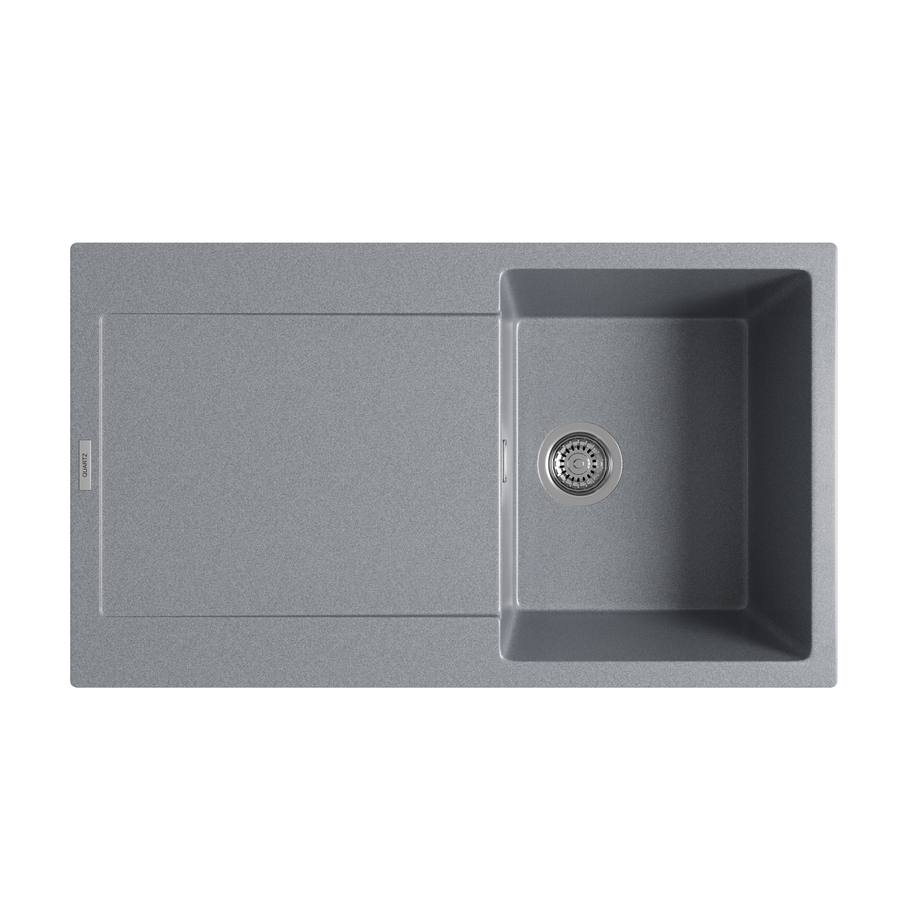 Vellamo Rocca Compact 1 Bowl Granite Composite Inset Kitchen Sink & Waste - 860 x 500mm