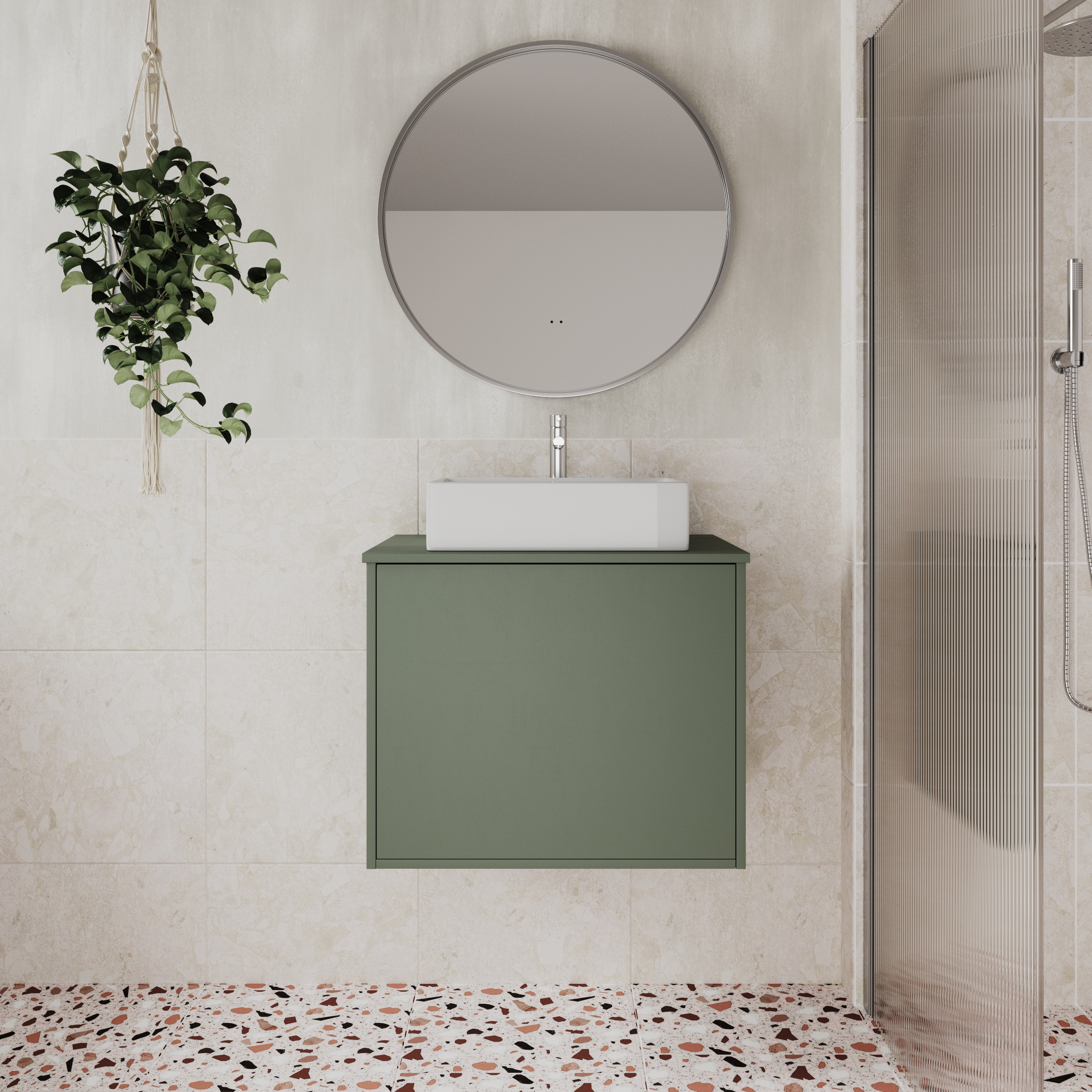 Billy 600mm Wall Hung Vanity Unit & Countertop