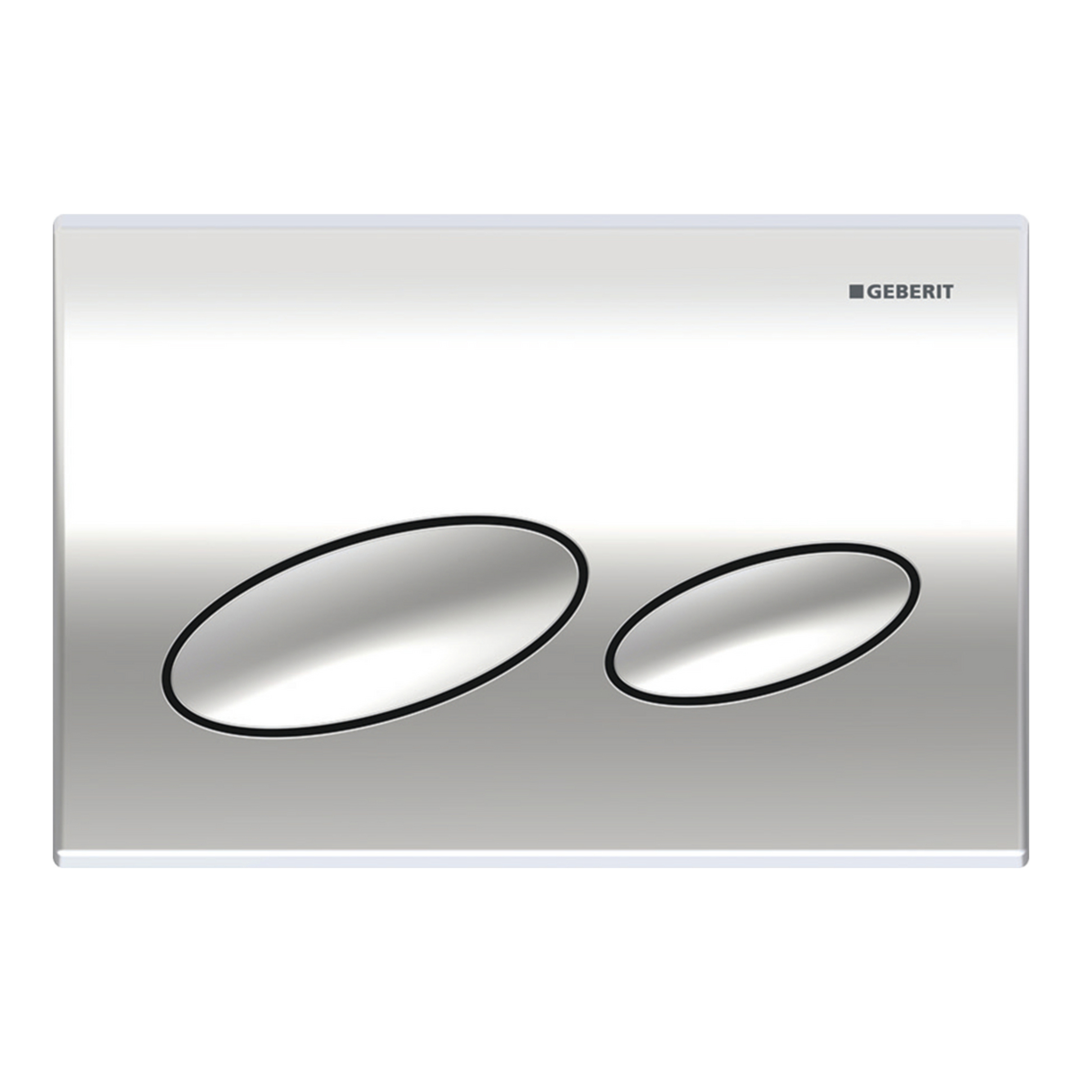 Geberit Kappa20 Dual Flush Plate - Chrome