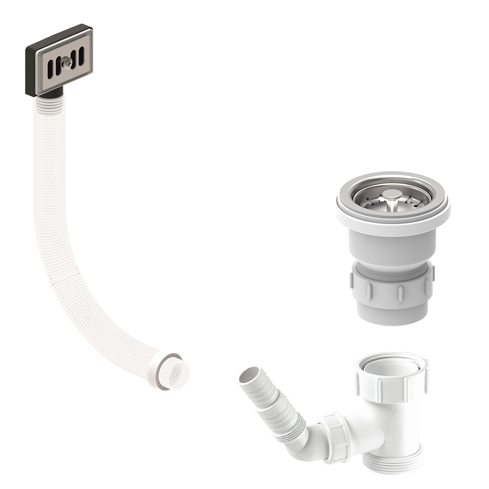 Waste Kit for Villeroy & Boch Mogador White Ceramic Single Bowl Sink 1000 x 600mm