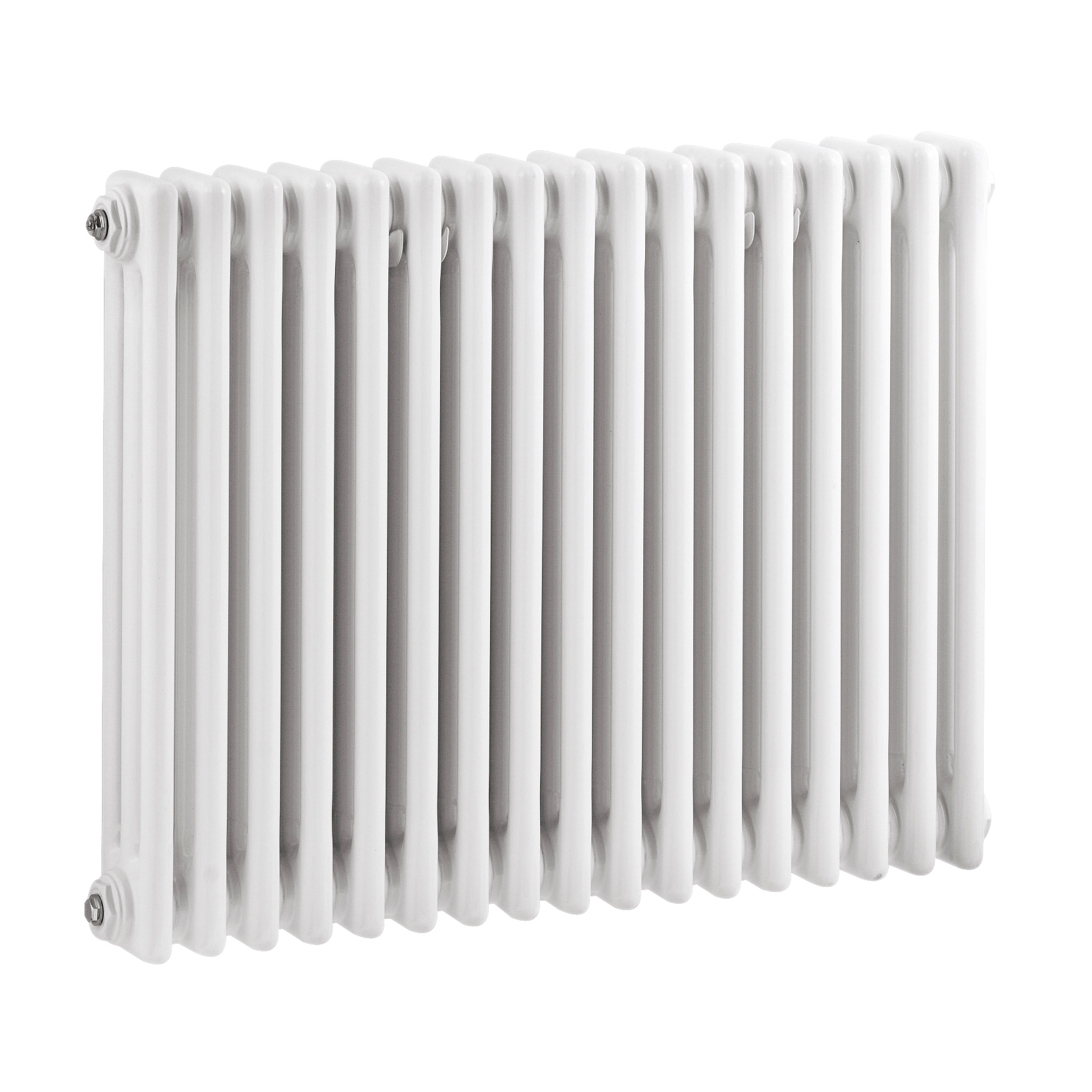 Hudson Reed Colosseum White Triple Column Traditional Radiator