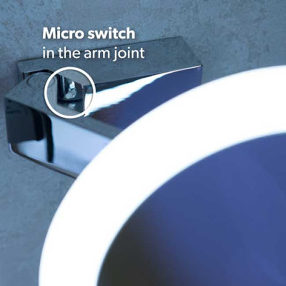 hib. Libra Magnifying LED Illuminated Mirror - 200 x 200mm