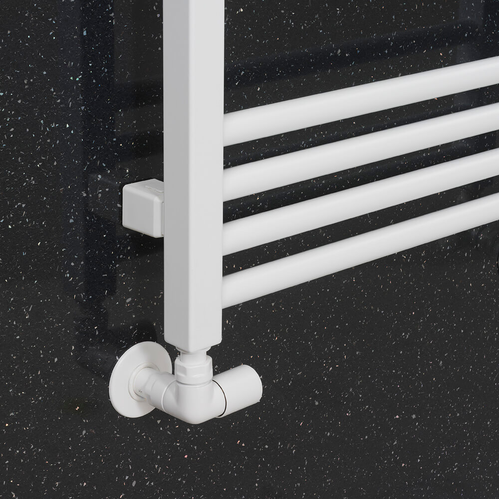 Crosswater MPRO Matt White Heated Towel Rail
