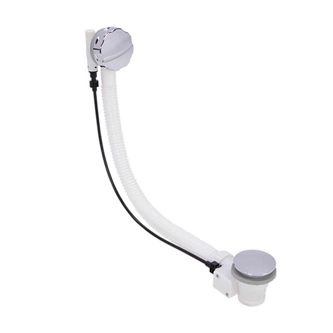 Vellamo Chrome Pop-up Bath Waste with Overflow