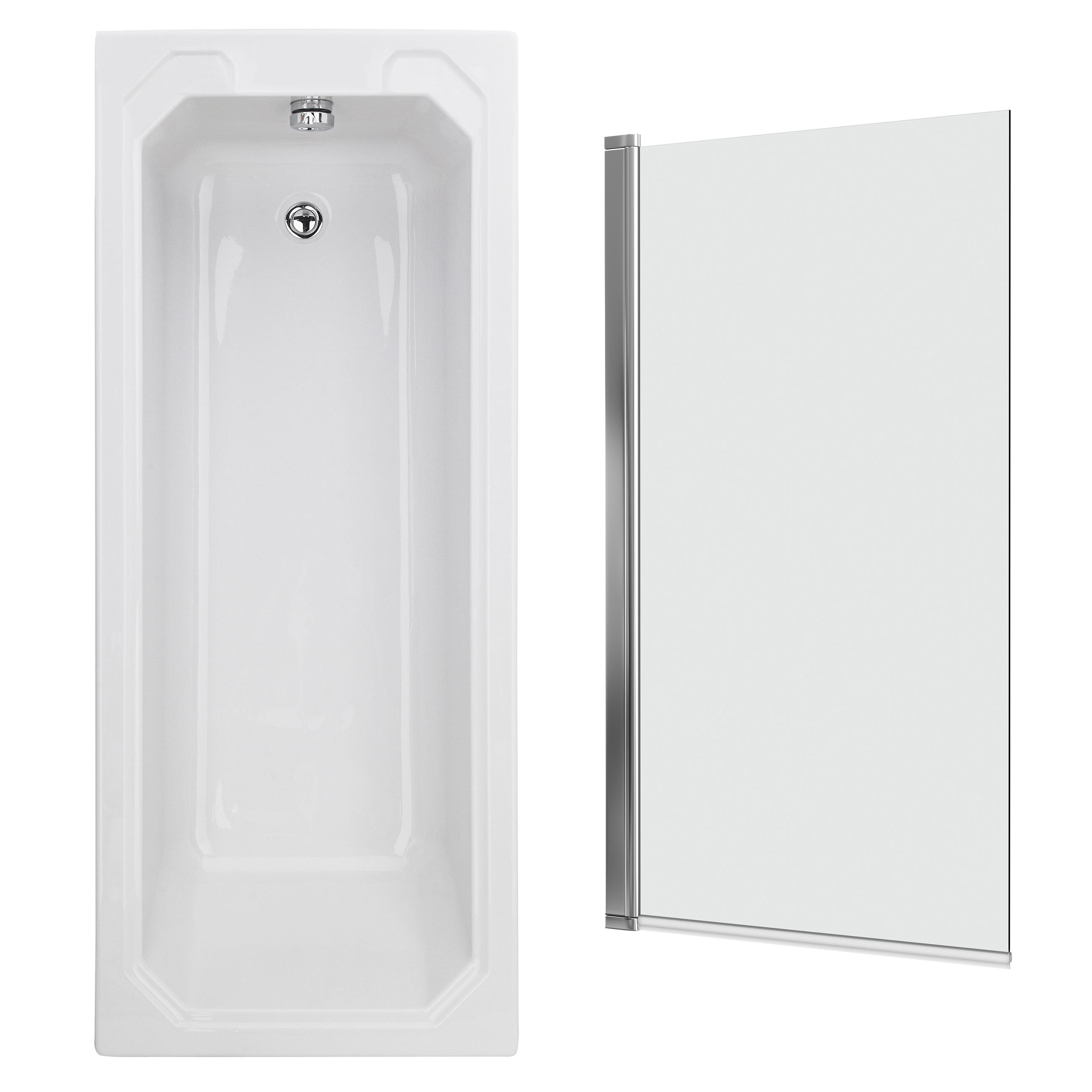 Butler & Rose Art Deco Shower Bath & Shower Screen