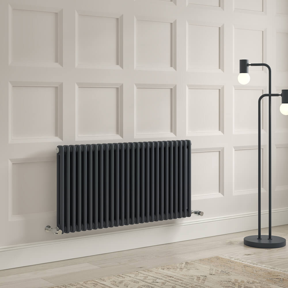 Brenton Olympus Horizontal 2 Column Radiator - Anthracite
