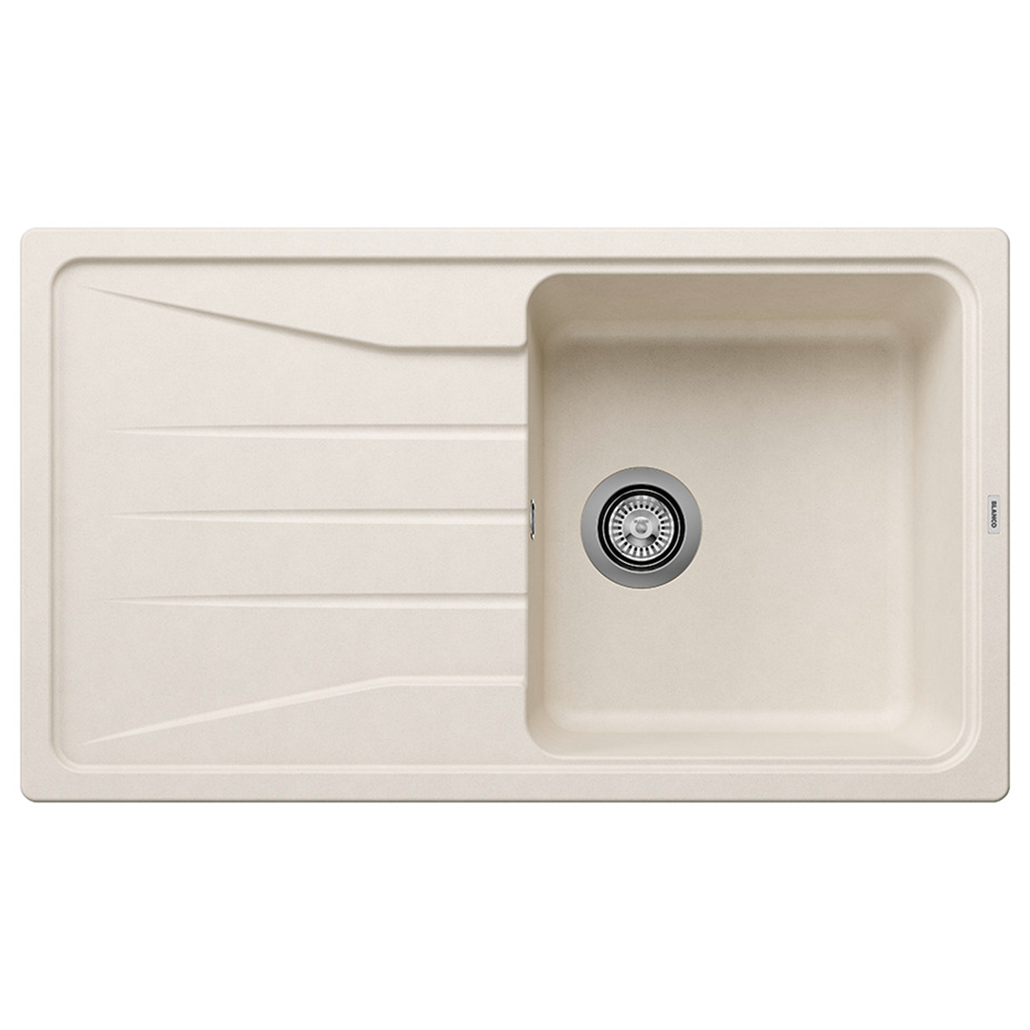 Blanco Sona 5 S Compact 1 Bowl Inset Silgranit Composite Kitchen Sink & Waste with Reversible Drainer - 860 x 500mm
