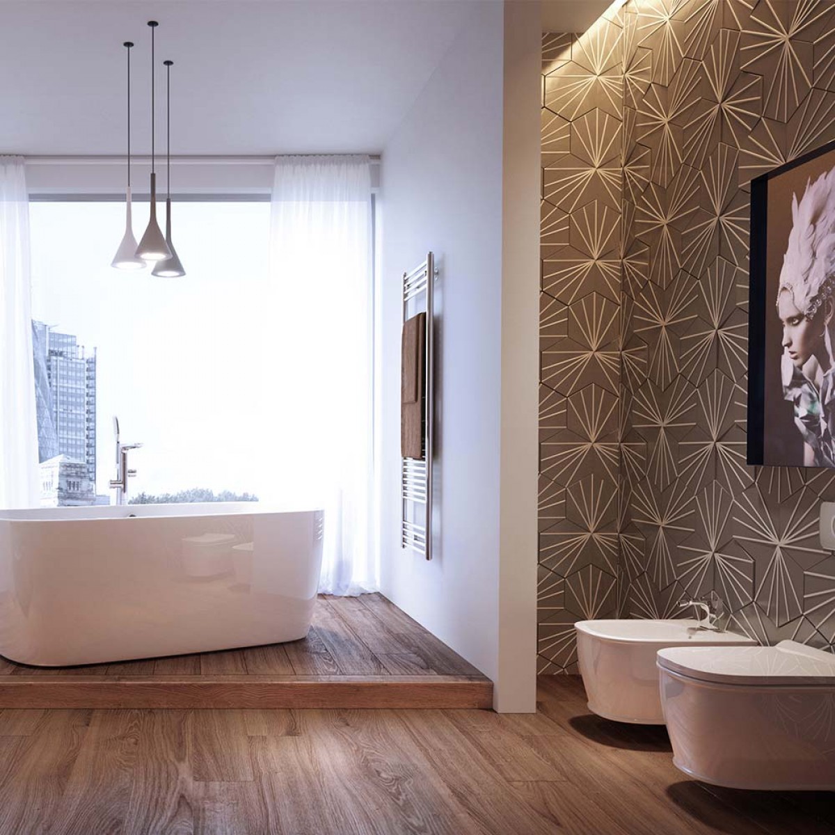 Imex Liberty Rimless Wall Hung Toilet and Soft Close Seat