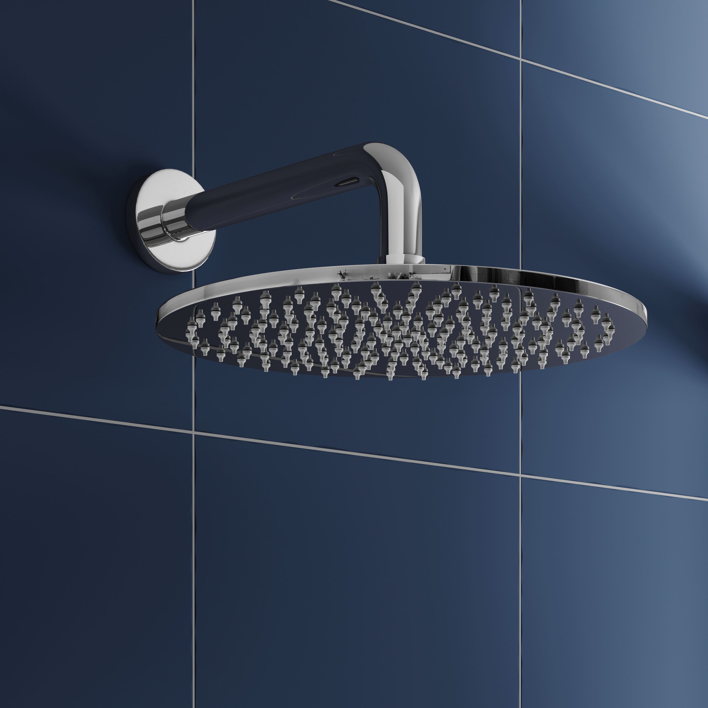 Natasha Concealed Thermostatic Shower Valve & ABS Fixed Shower Head