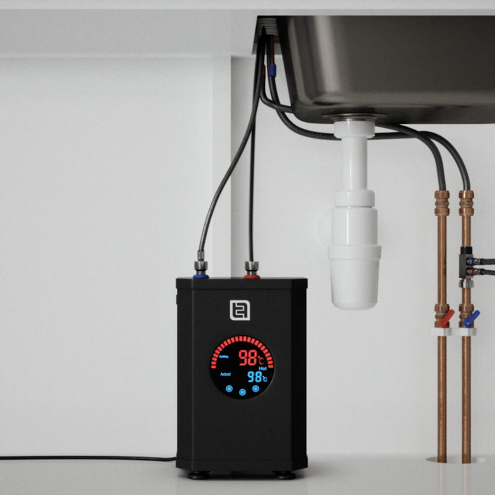 The Tap Factory Wisteria Traditional 4 in 1 Instant Hot & Cold Boiling Water Tap with WRAS Approved Boiler Unit & Filter - Chrome
