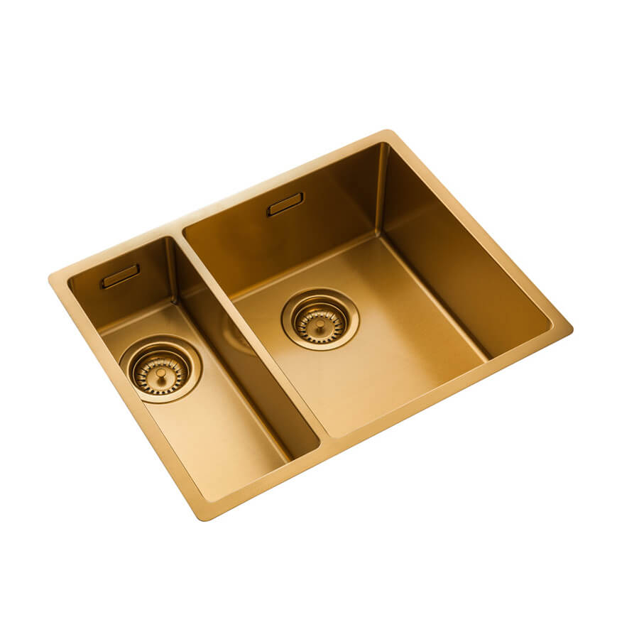 Rangemaster Spectra 1.5 Bowl Inset or Undermount Stainless Steel Kitchen Sink & Waste - 555 x 440mm