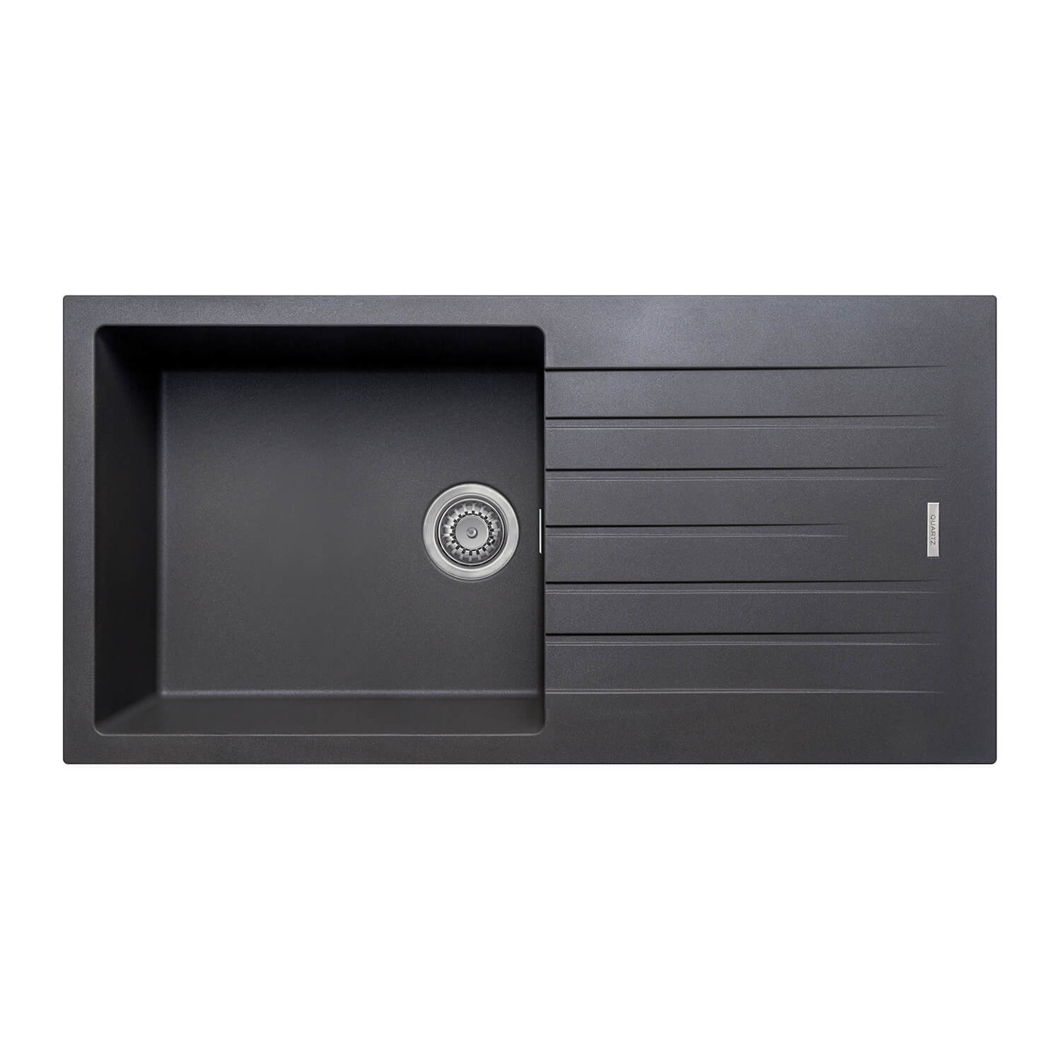 Vellamo Horizon Large Single Bowl Granite Composite Kitchen Sink & Waste - 1000 x 500mm