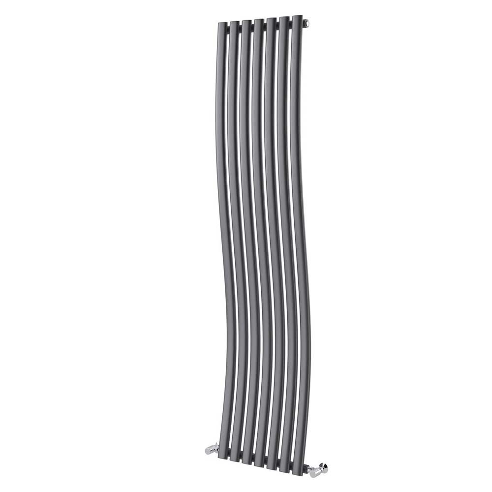 Brenton Onda Anthracite Wave Radiator - 1785 x 413mm