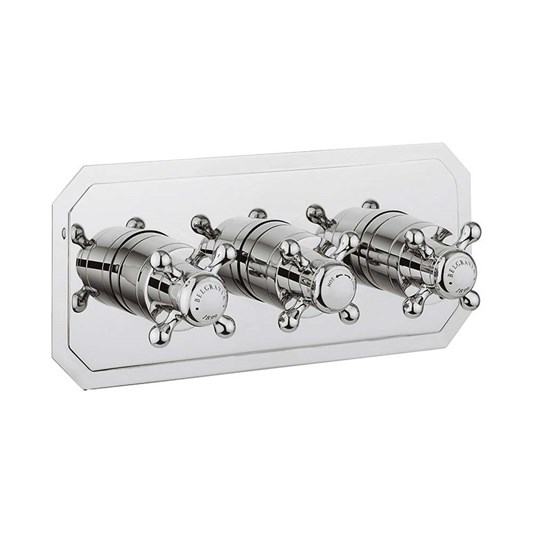 Crosswater Belgravia Crosshead Slimline 2 Outlet WRAS Approved Concealed Thermostatic Shower Valve