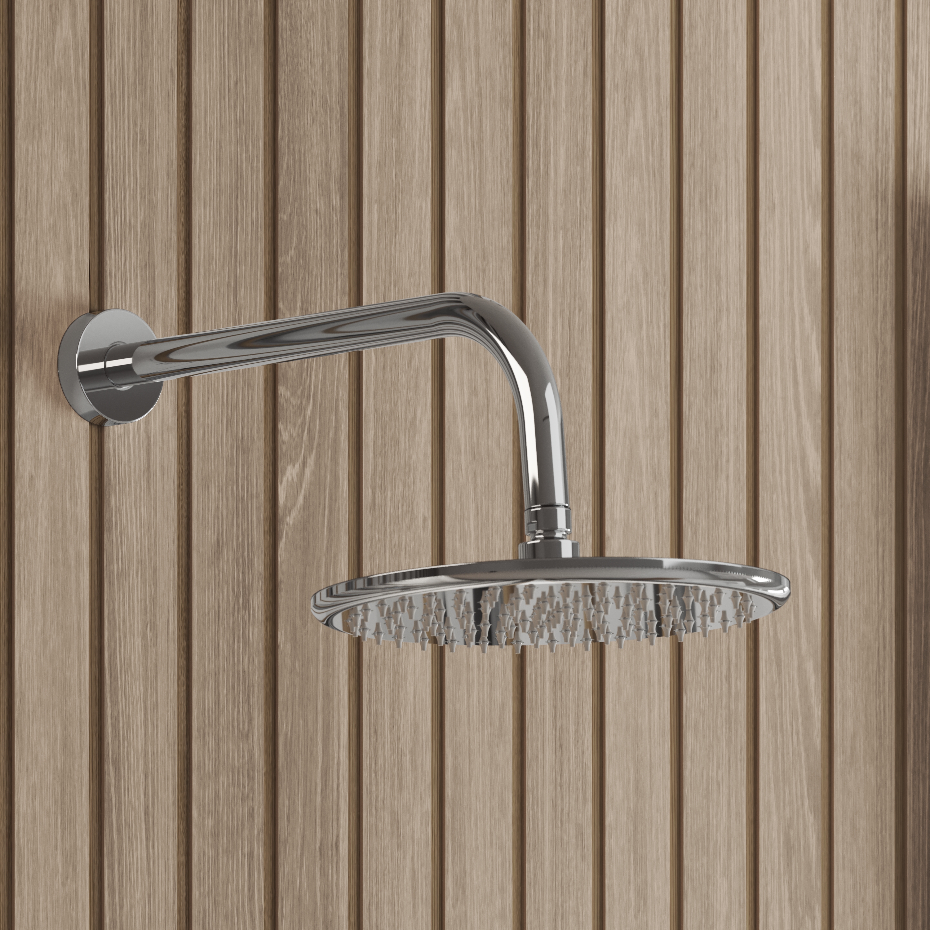 Core Concealed Thermostatic Valve, Fixed Head & Shower Handset Kit