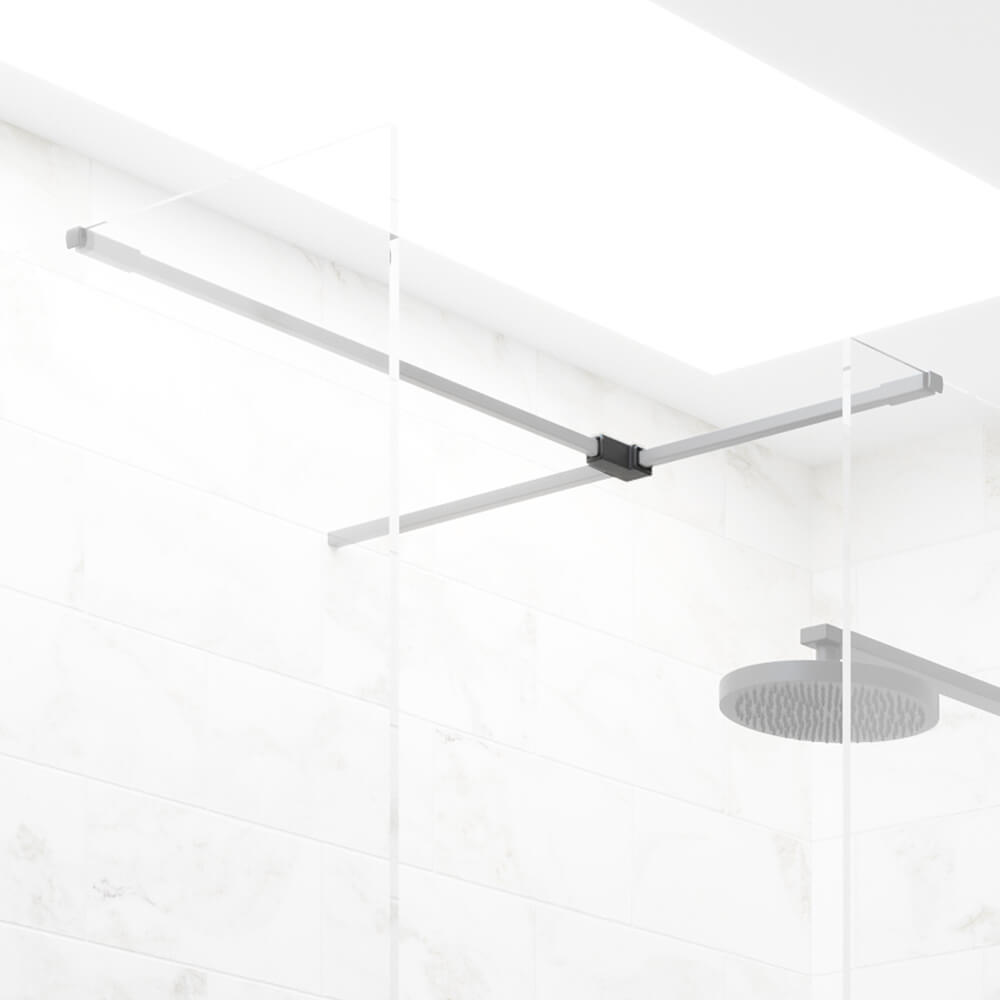 Harbour i8 Matt Black T-Piece Join for 2 Panels