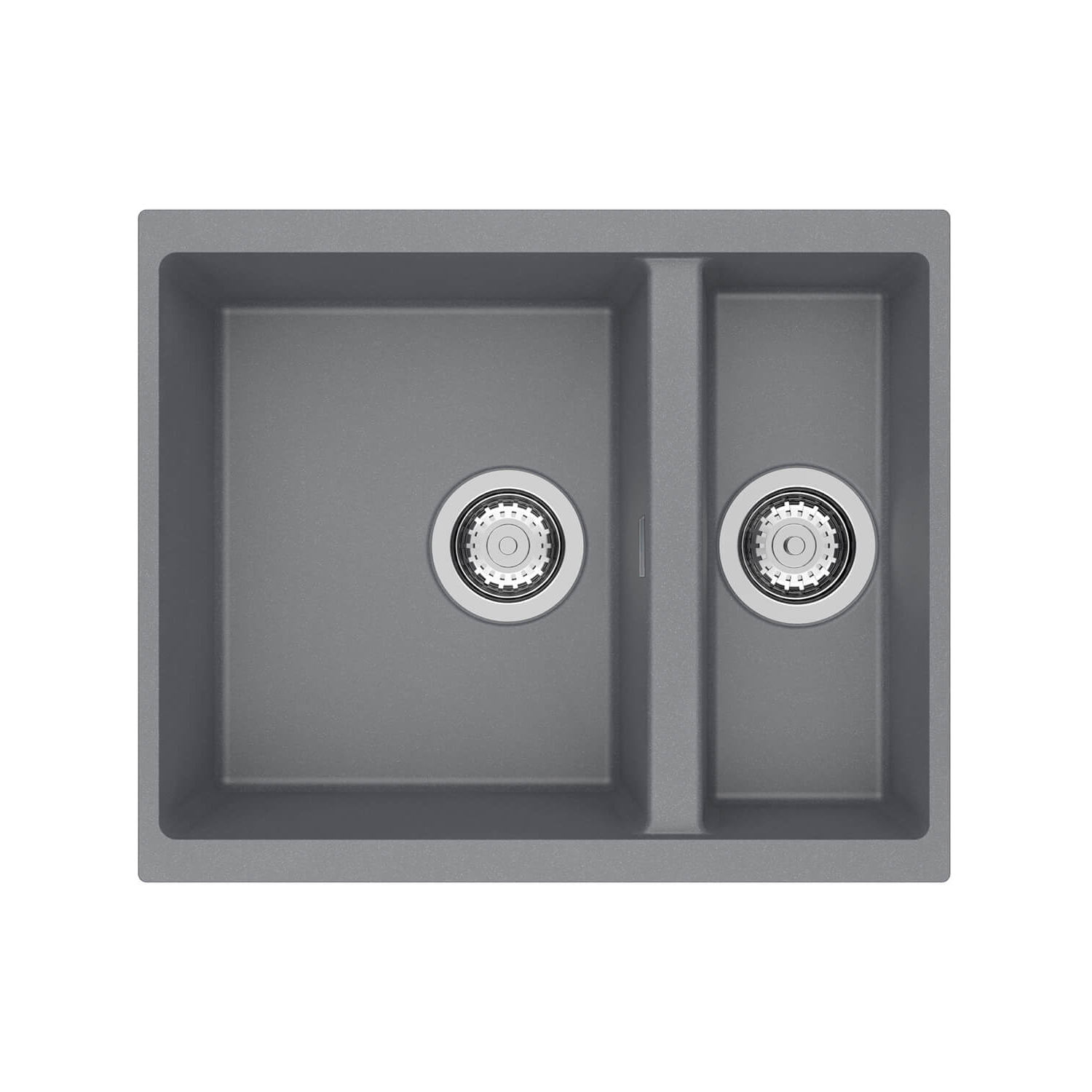 Clearwater Siena 1.5 Bowl Granite Composite Undermount Kitchen Sink & Waste - 555 x 460mm