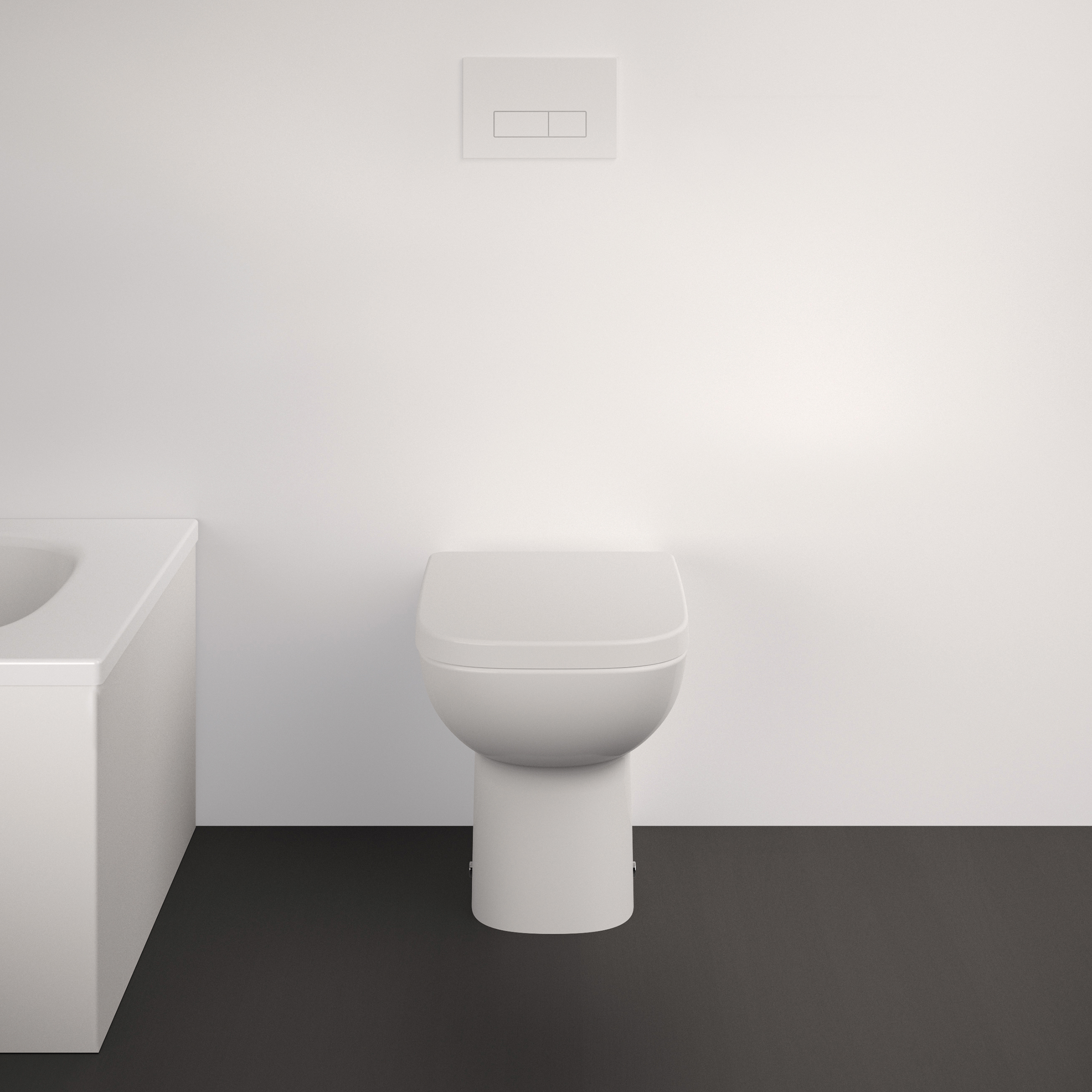 Ideal Standard i.life A Back To Wall Rimless Toilet with Soft Close Seat