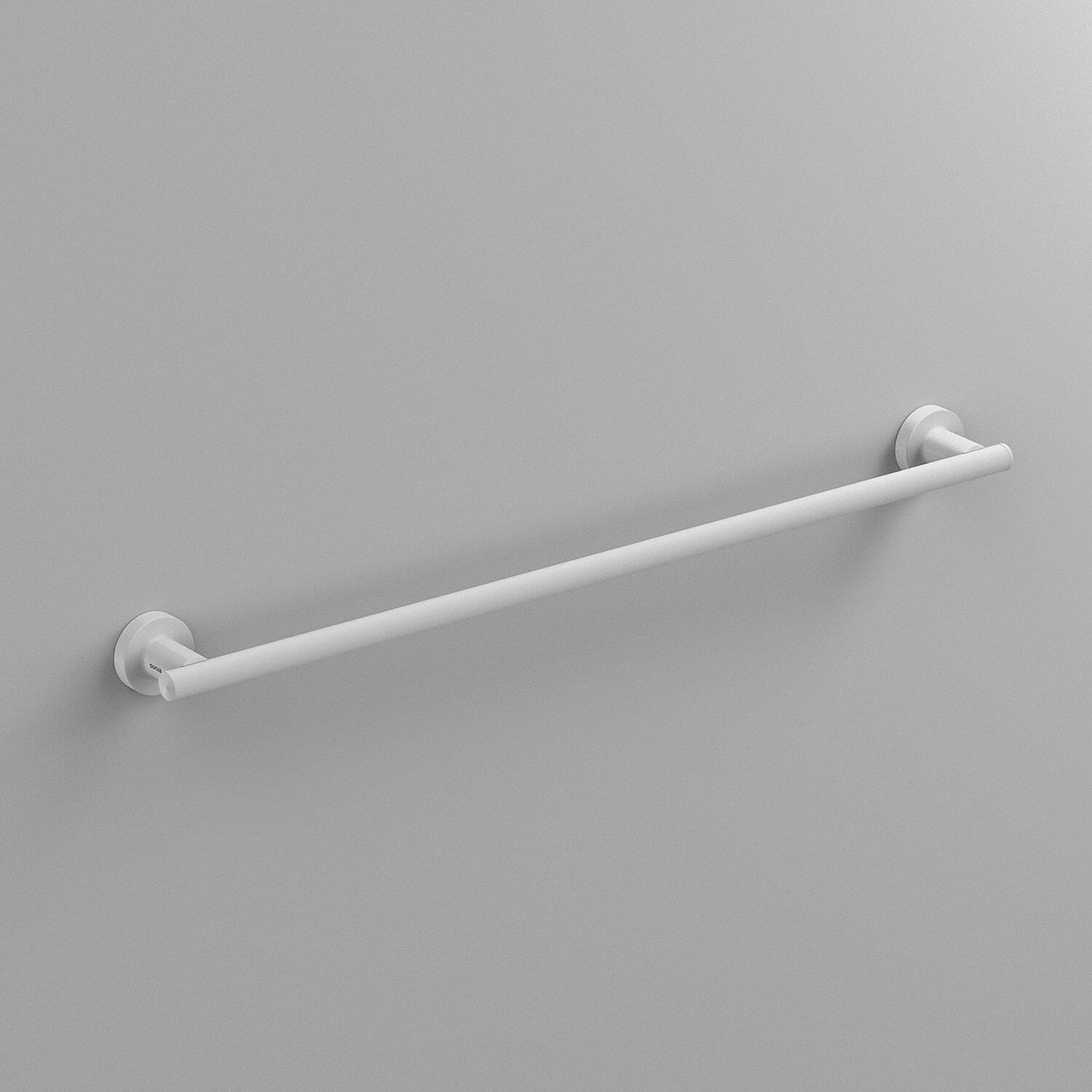 Sonia Tecno Project White Towel Rail 660mm - White
