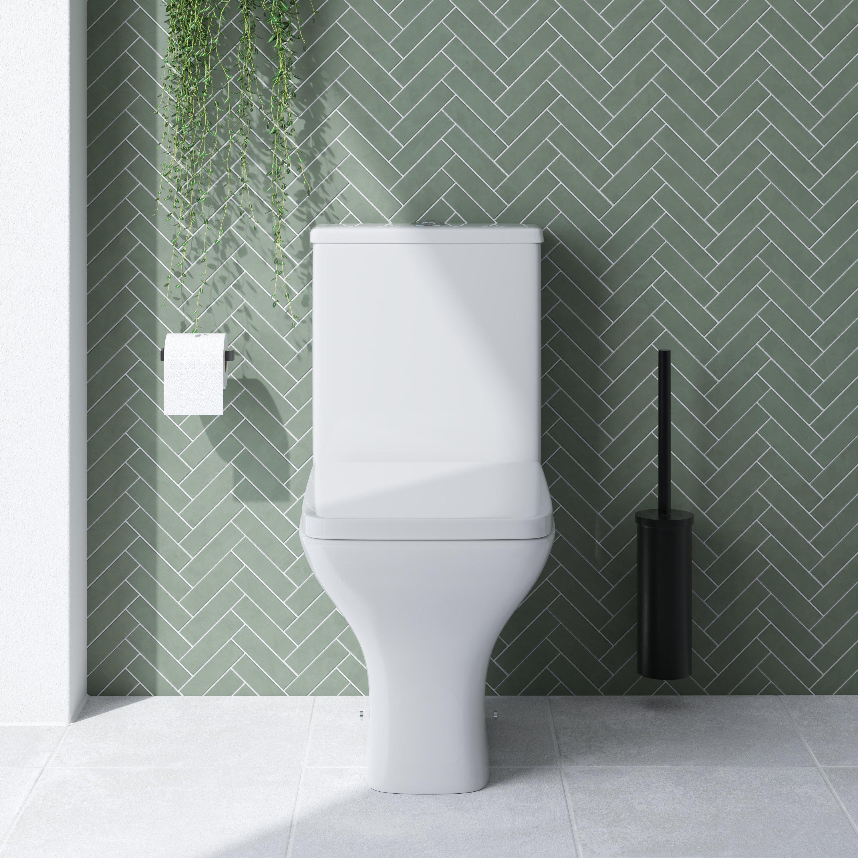 Emily Modern Bathroom Suite with Rimless Toilet 