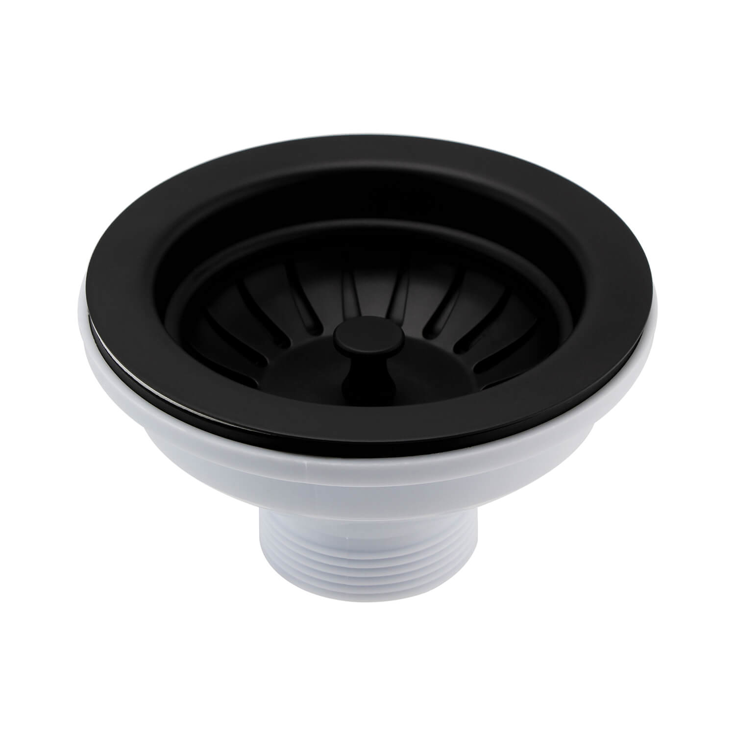 Butler & Rose 90mm Basket Strainer Kitchen Sink Waste - Matt Black