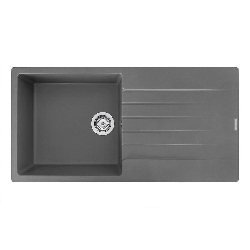 Reginox Harlem 1 Bowl Granite Composite Kitchen Sink & Waste Kit - 1000 x 500mm